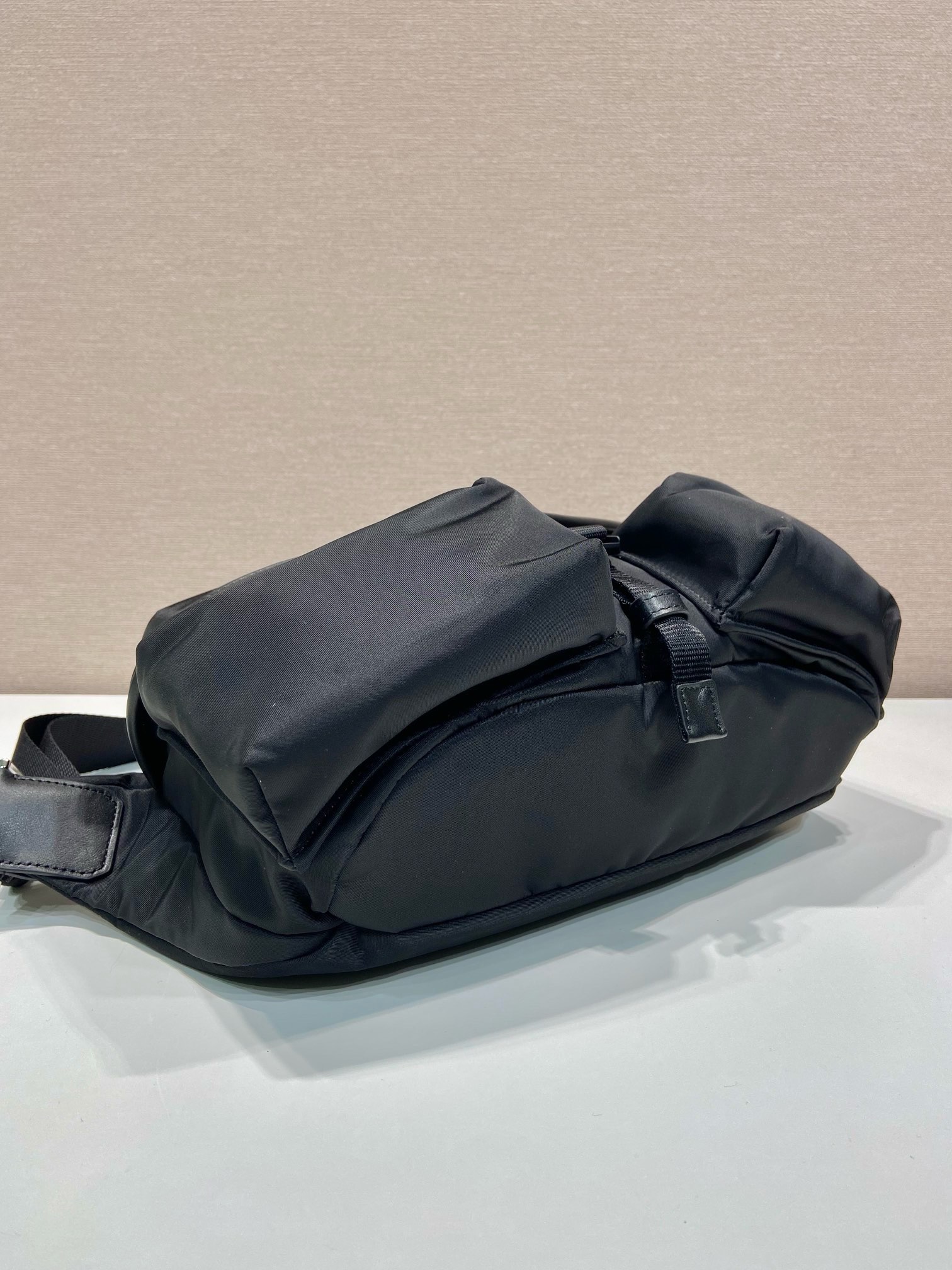 Prada Black Nylon Messenger Bag with Multiple Pockets - Model 2VH175 6 i1744870062 790 2