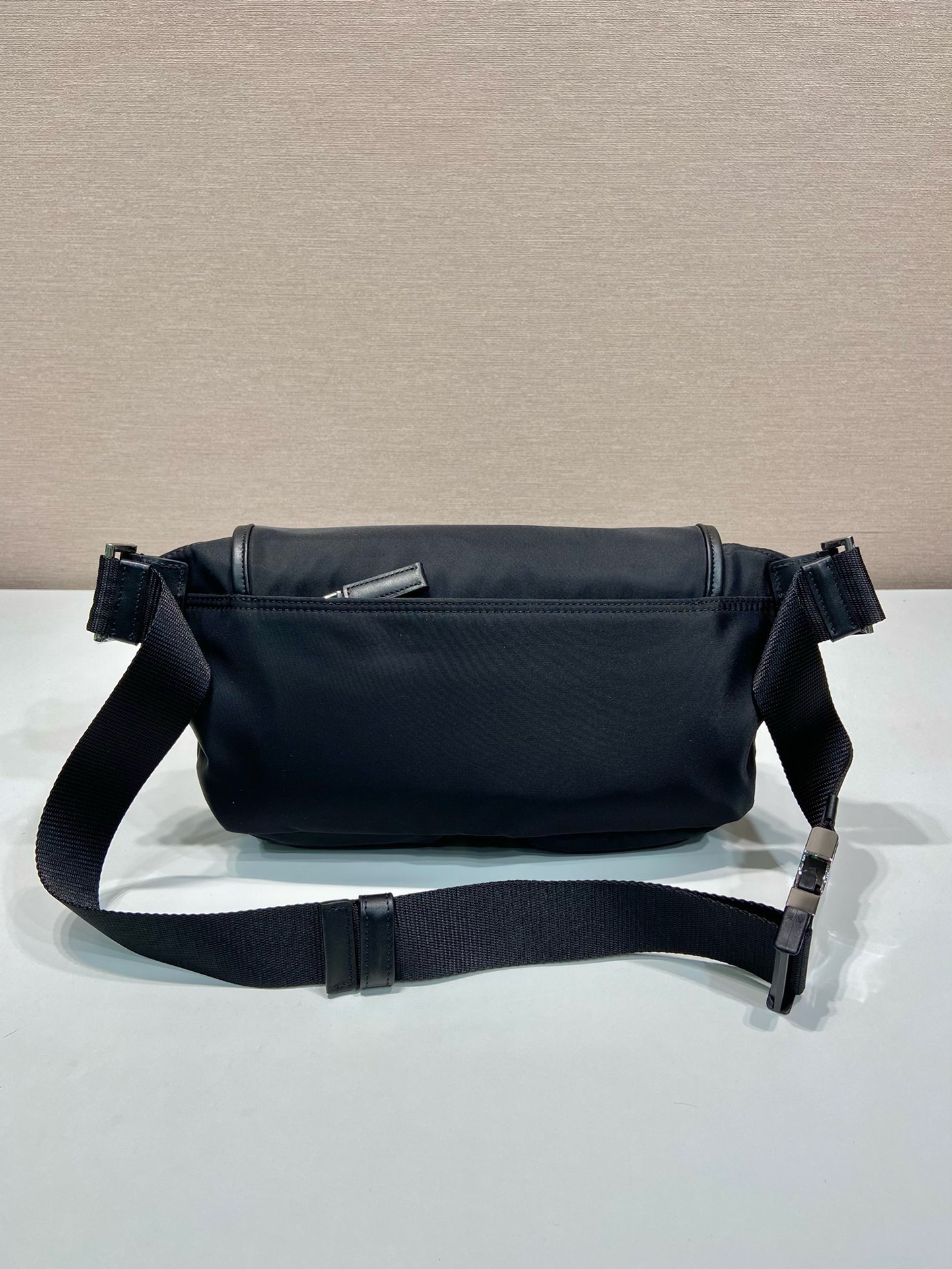 Prada Nylon and Leather Belt Bag Crossbody Messenger - Black 5 i1744870160 66 4