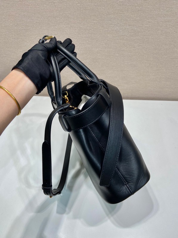 Prada 1BA434 Small Black Leather Handbag,Top Handle Bag with Adjustable Strap 6 i1744872356 6680 0