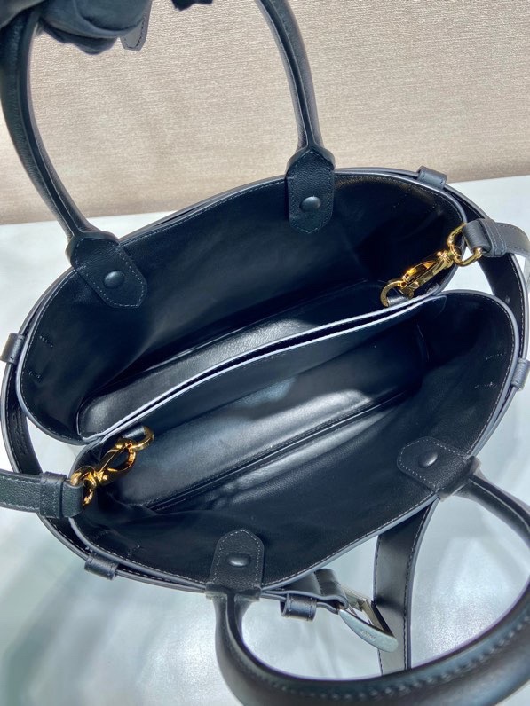 Prada 1BA434 Small Black Leather Handbag,Top Handle Bag with Adjustable Strap 9 i1744872356 7001 0