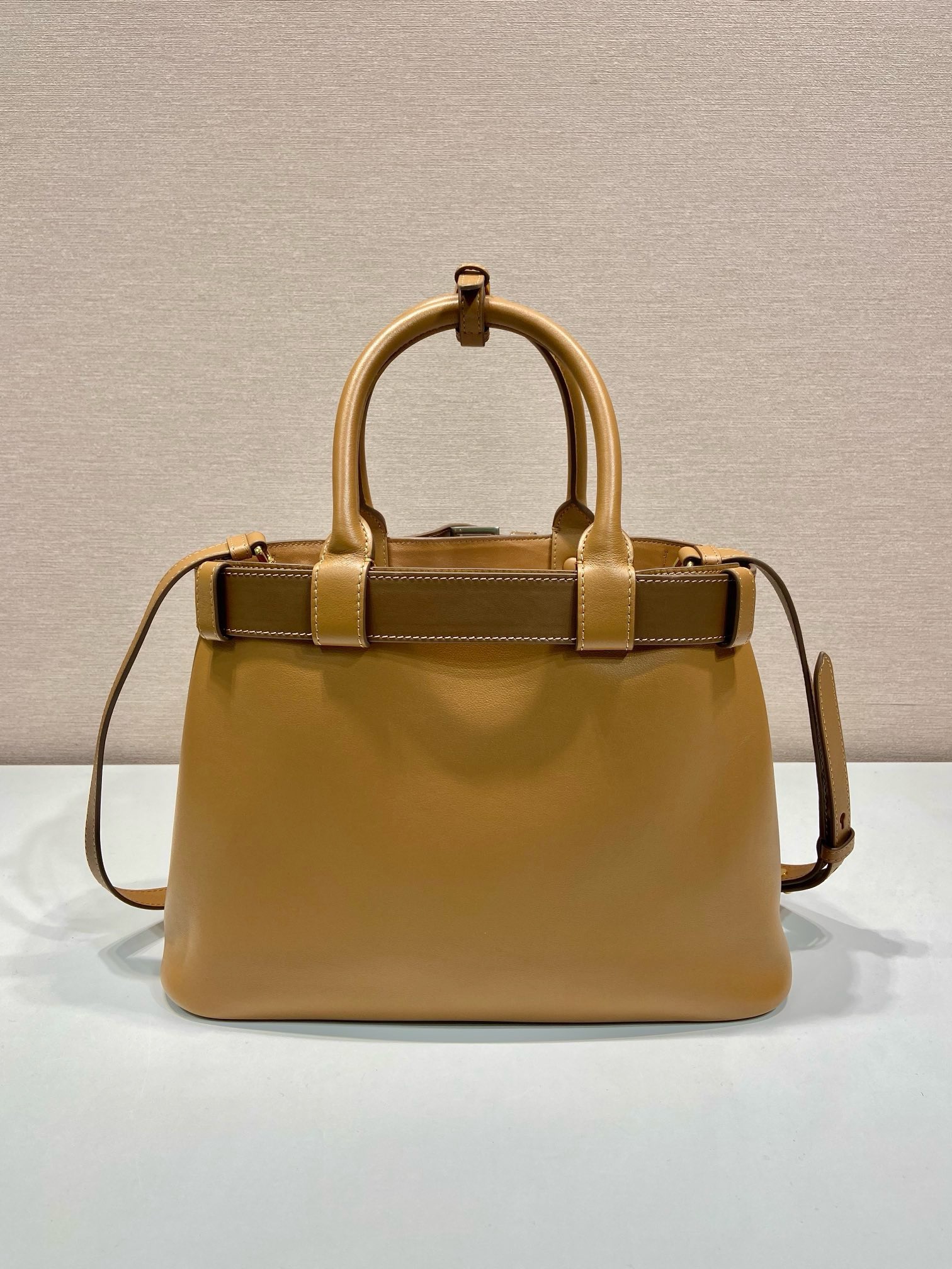 Prada 1BA434 Small Leather Handbag, Elegant Top Handle Bag with Adjustable Strap 5 i1744872450 5611 0