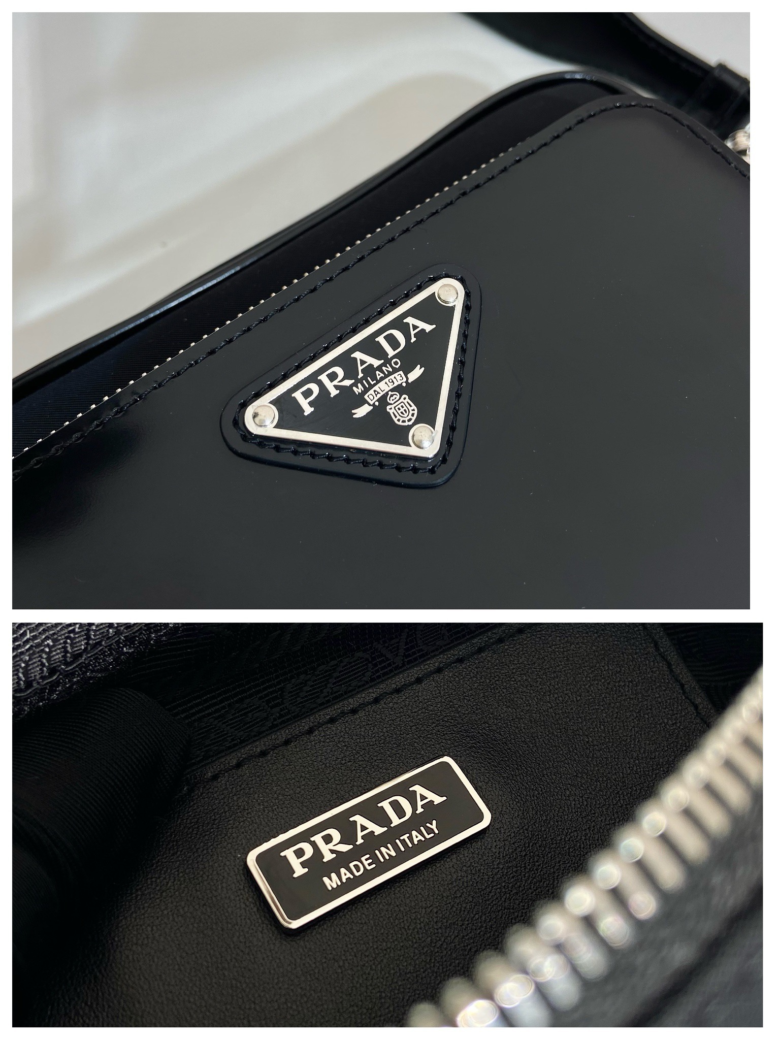 Prada Re-Nylon and Leather Shoulder Bag - Sleek, Versatile, and Sustainable 10 i1745482124 9323 0