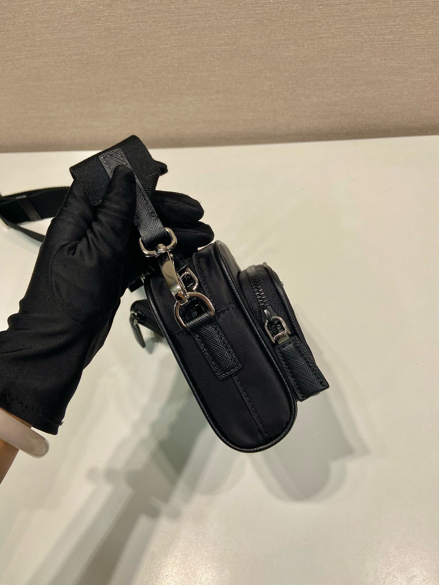 Prada Re-Nylon and Leather Crossbody Bag - Stylish & Functional 7 i1745482195 6723 1