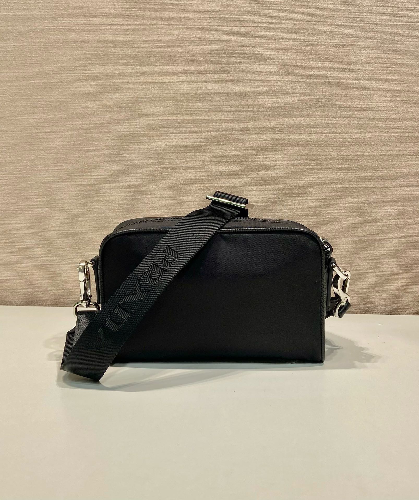 Prada Re-Nylon and Saffiano Leather Crossbody Bag - Black, 18 x 11.5 x 5 cm 4 i1745482370 3508 8