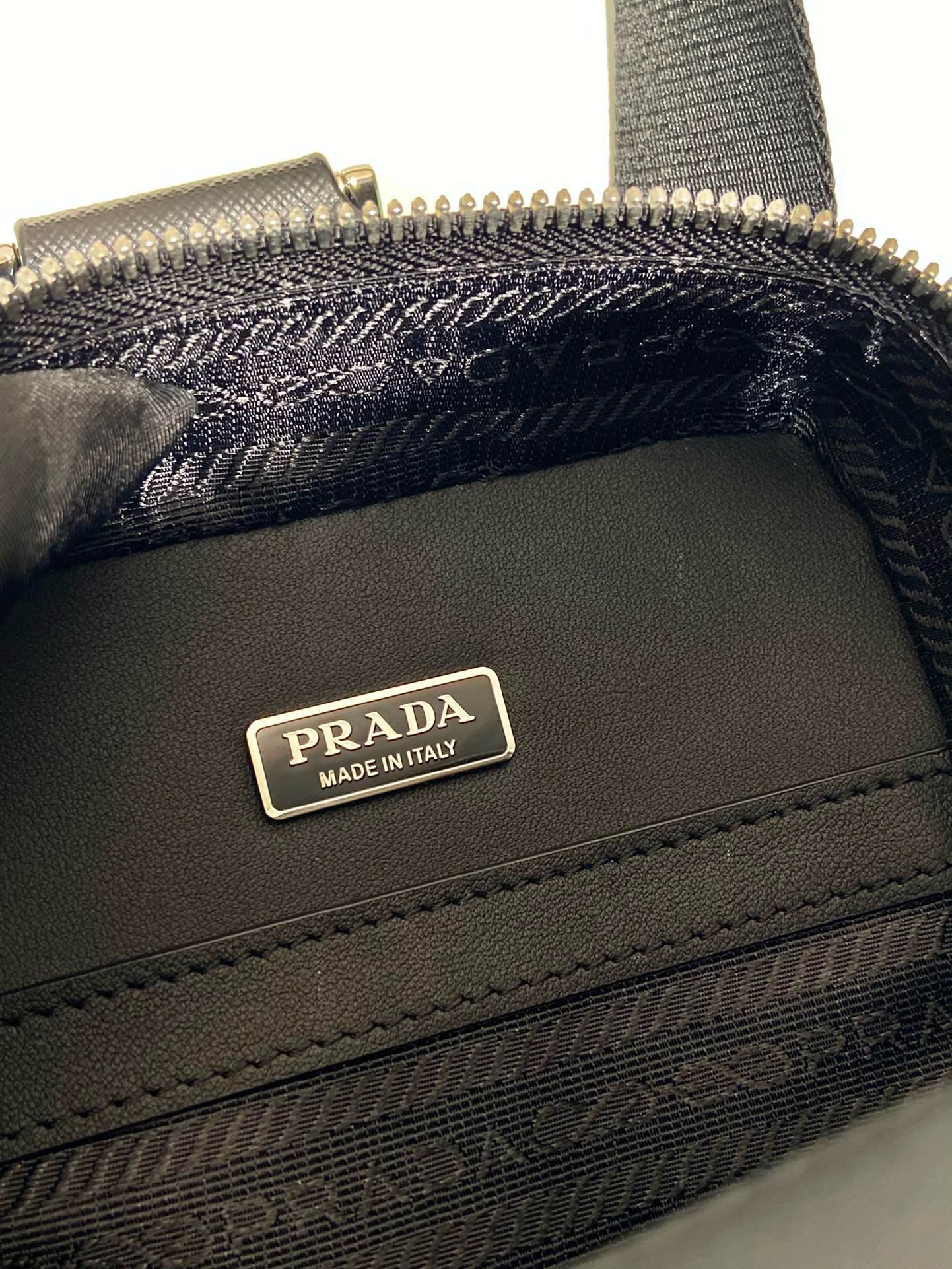 Prada Men's Crossbody Bag, Saffiano Leather, Adjustable Strap, Black 9 i1745482428 2368 0