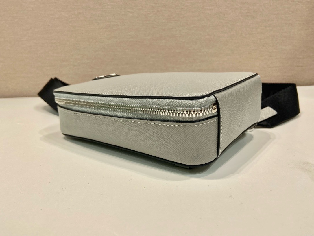 Prada Crossbody Bag, Gray Saffiano Leather Messenger Bag with Adjustable Strap 7 i1745482454 7954 6