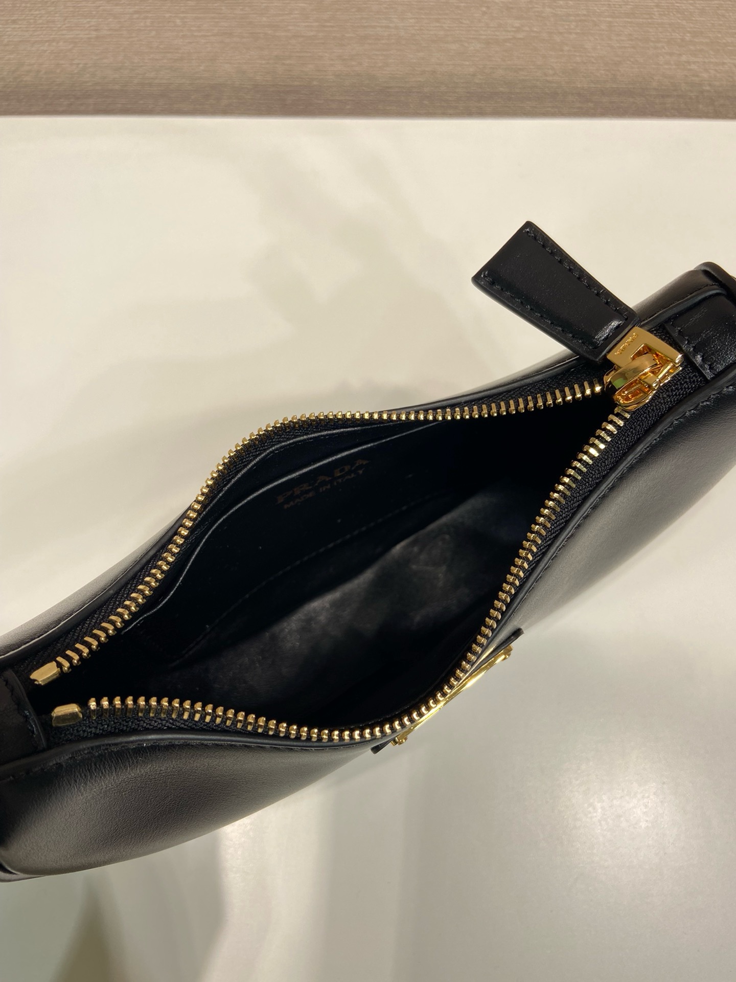 Prada Moon Leather Handbag, 1BC199 Small Hobo Bag with Adjustable Straps 9 i1745648045 7286 8
