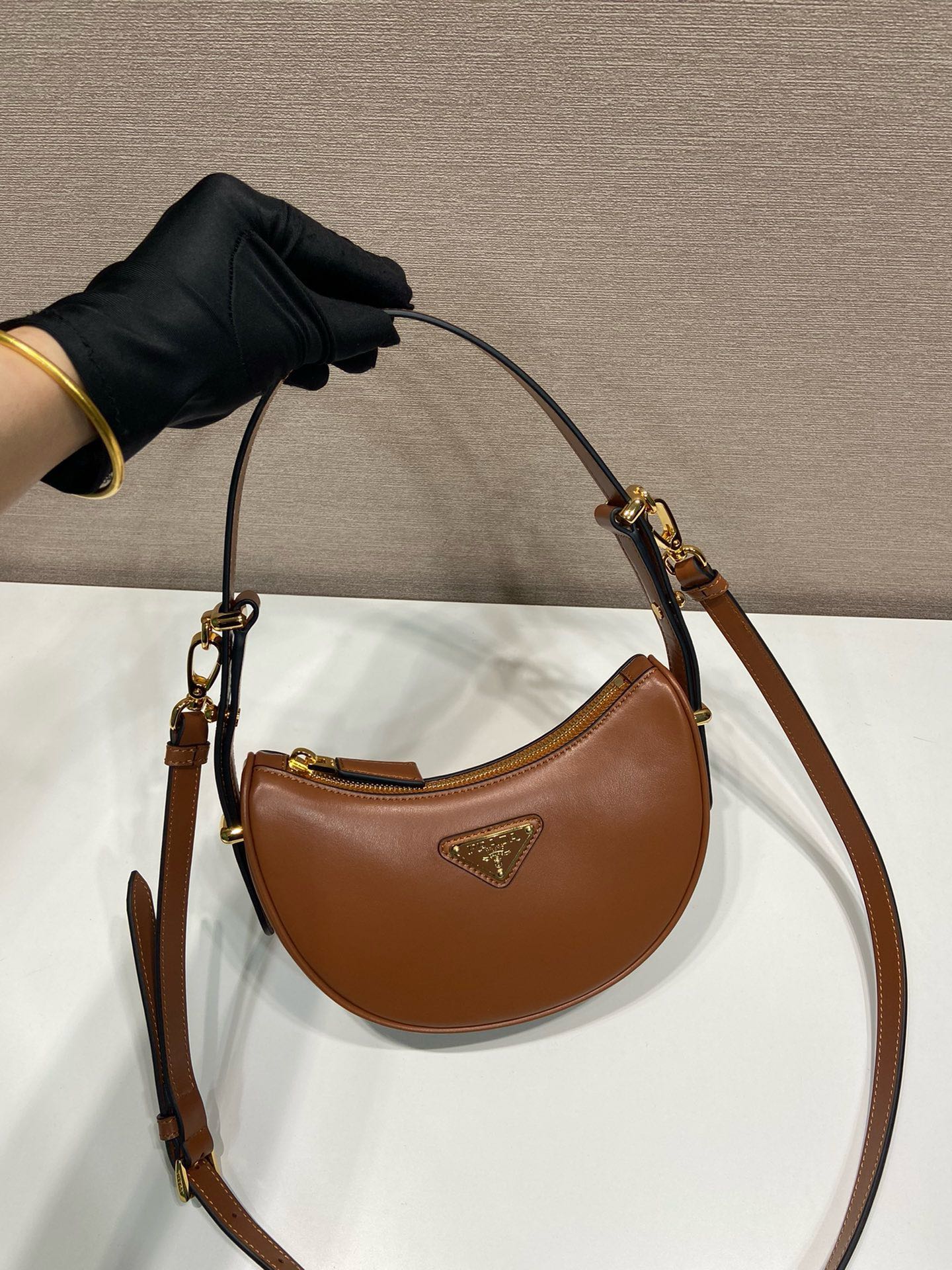 Prada Moon Leather Mini Bag, Stylish Shoulder Bag with Adjustable Straps 3 i1745648096 1646 4