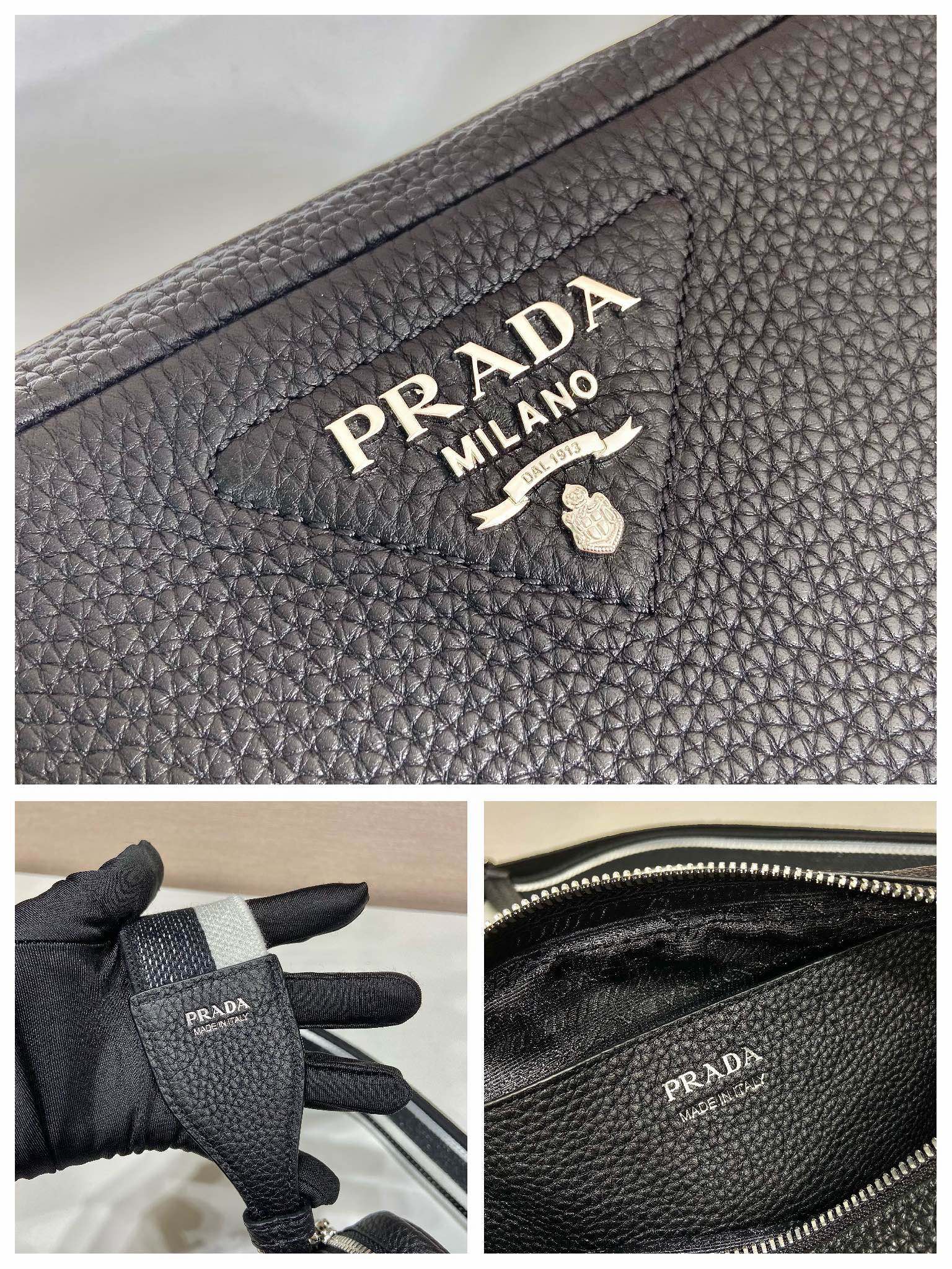 Prada 1BD082 Leather Crossbody Bag with Dual Interchangeable Straps 9 i1745648153 4862 0