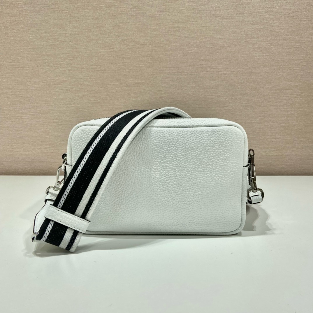 Prada 1BD082 White Leather Camera Bag with Interchangeable Shoulder Straps 5 i1745648181 1602 0