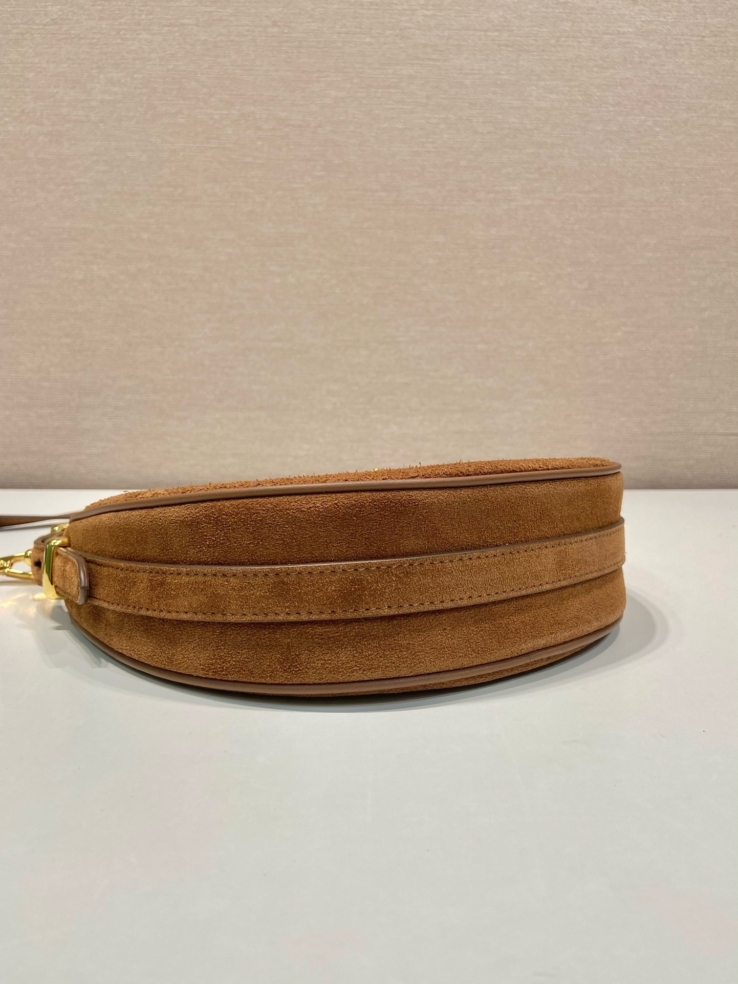 Prada Moon Suede Shoulder Bag with Adjustable Straps - Chic and Versatile 6 i1745648381 1334 0
