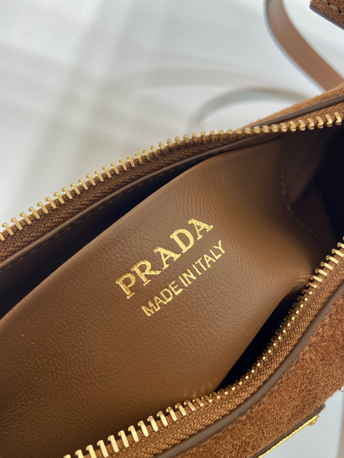 Prada Moon Suede Shoulder Bag with Adjustable Straps - Chic and Versatile 9 i1745648381 5531 1