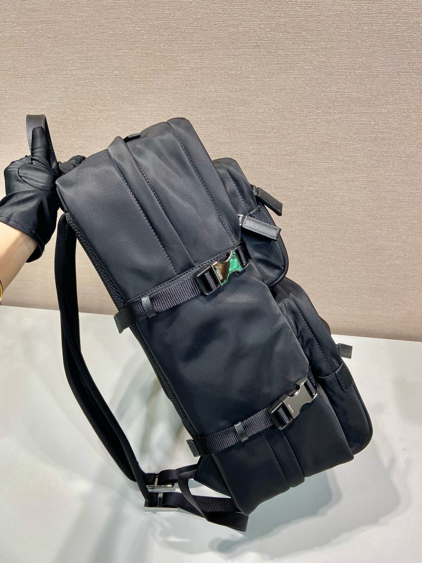 Prada 2VZ101 Multifunctional Nylon Backpack | Multiple Pockets & Compartments 5 i1746246407210 9165 0 3