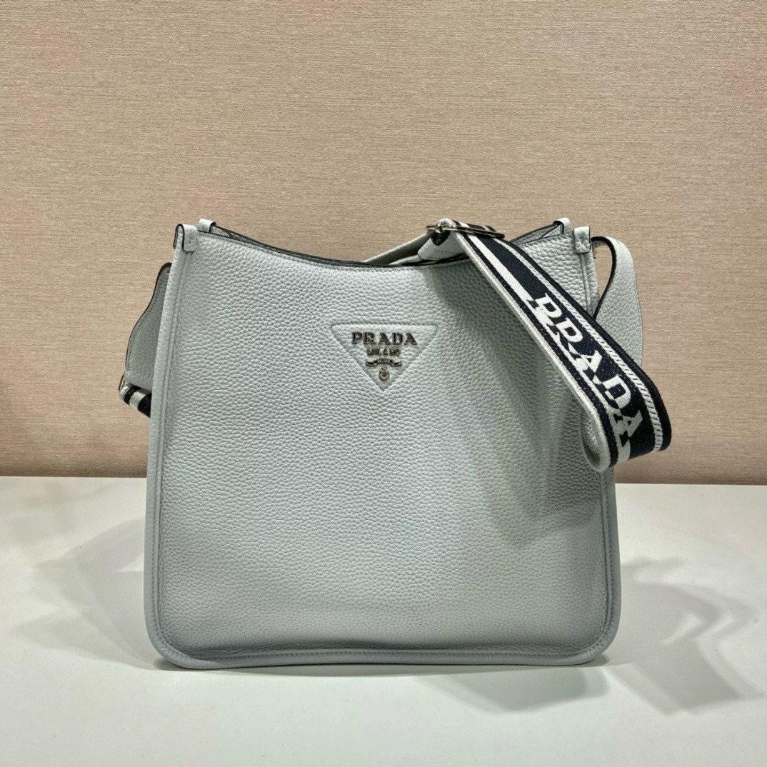 Prada 1BC073 Leather Mini Shoulder Bag with Logo Strap - Modern Style 1 i1746601099627 4728 0 0