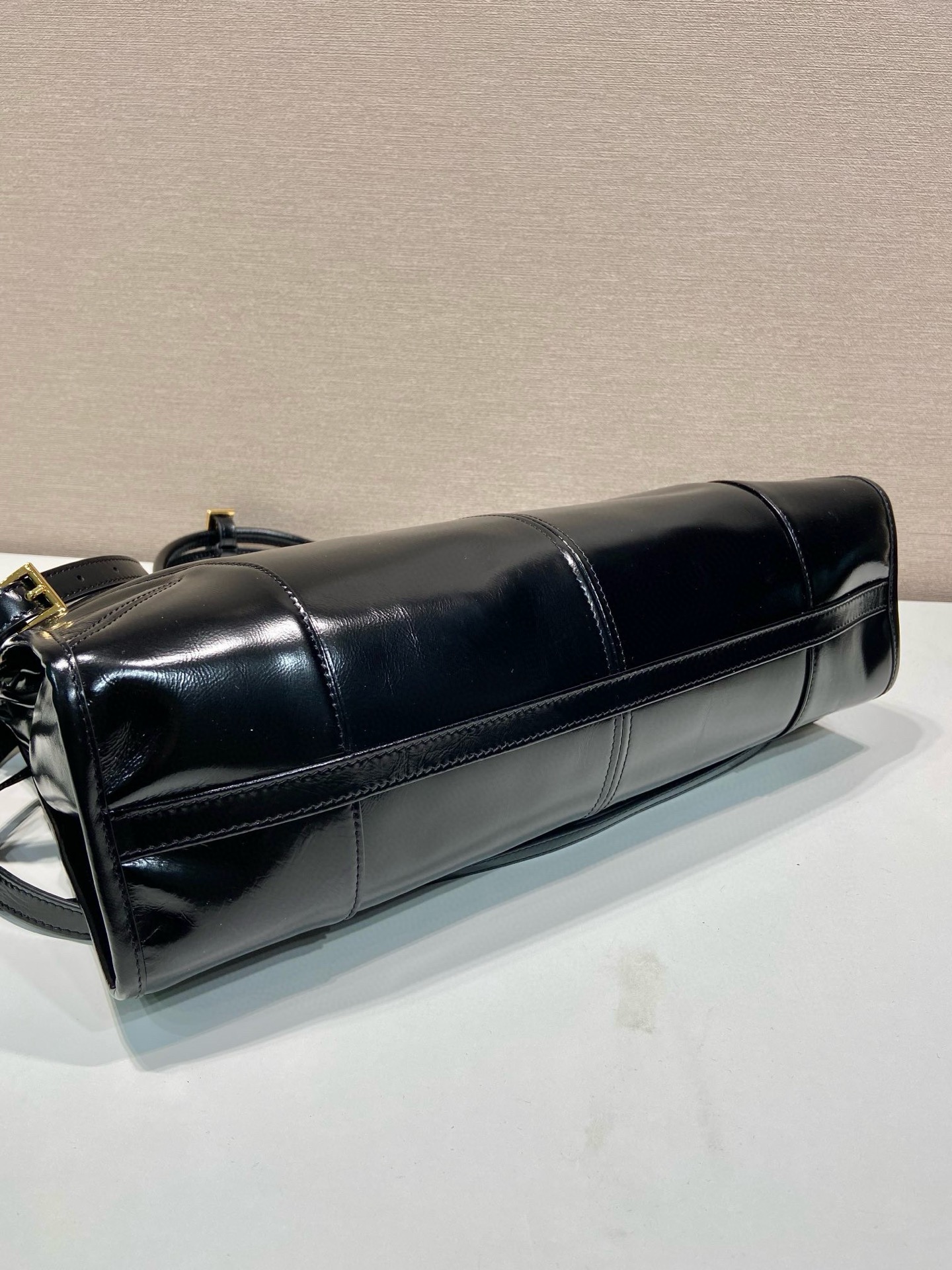 Prada 1BA433 Large Black Leather Handbag/Shoulder Bag with Detachable Strap 6 i1751346500110 7742 0 5