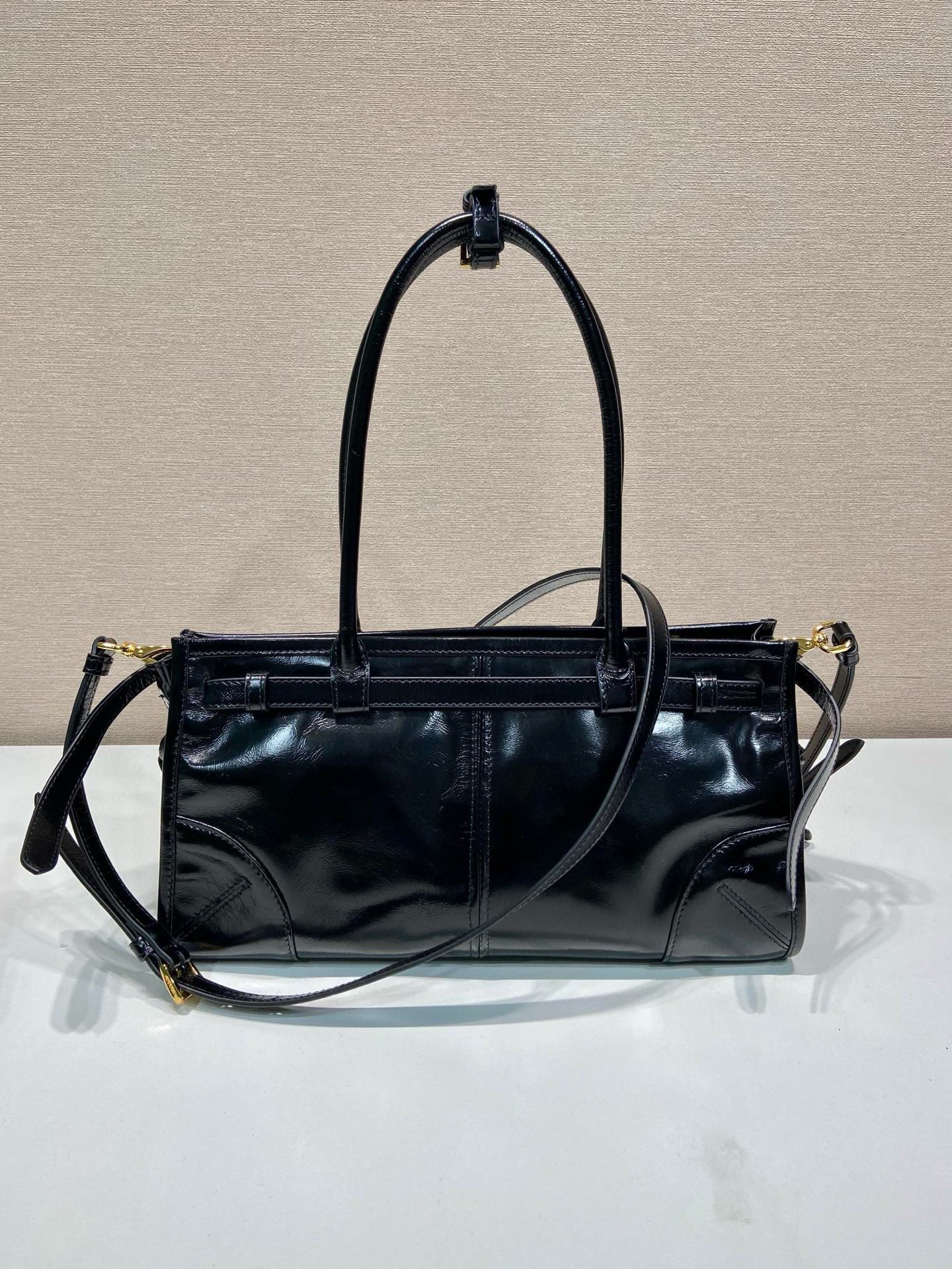 Prada 1BA426 Small Handbag in Black Leather with Detachable Strap 5 i1751349999889 3697 0 3