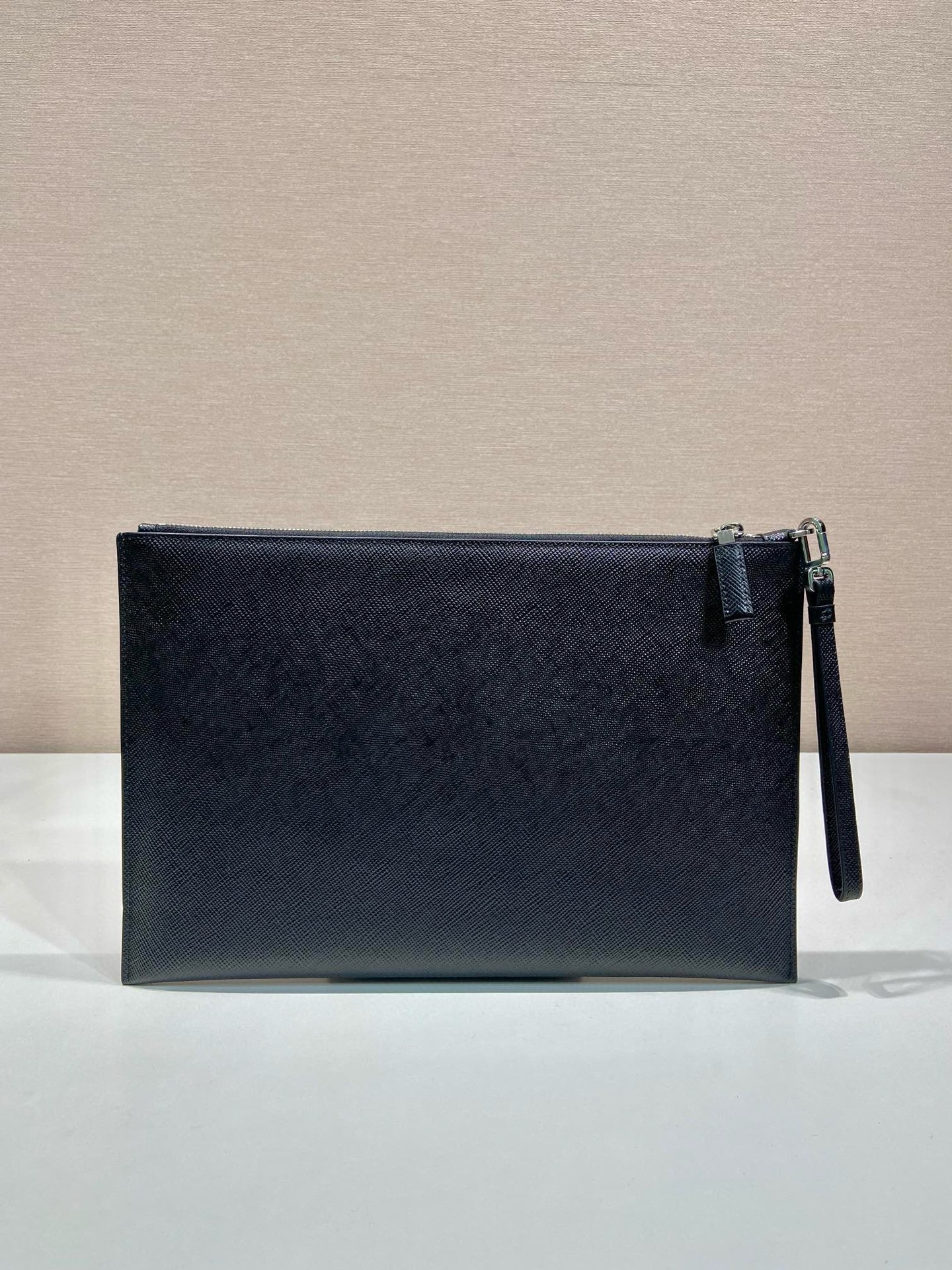 Prada Leather Clutch Bag for Men, Black, 35.5x23.5cm - Stylish and Practical 5 i1752744165904 8869 0 4