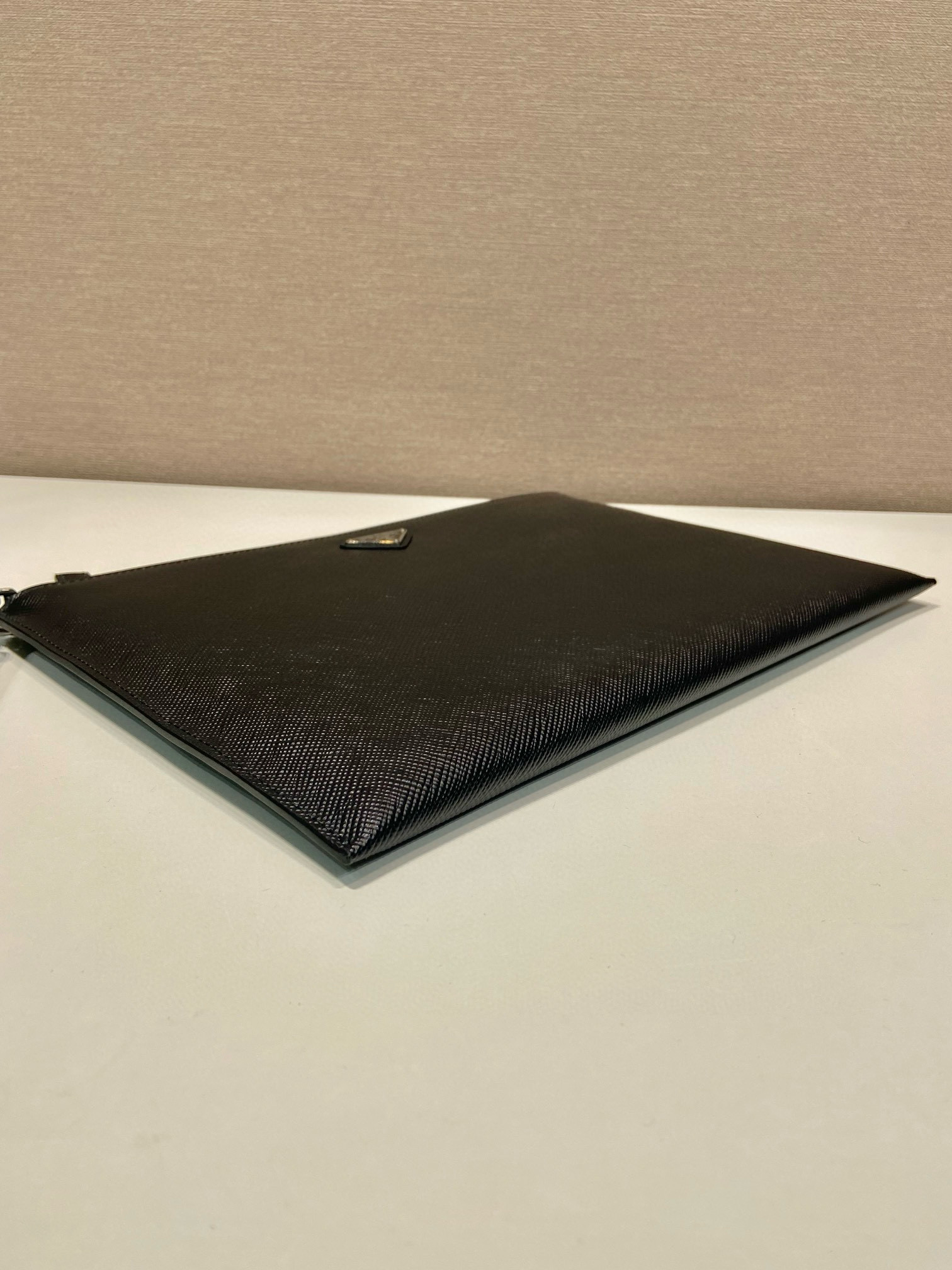 Prada Leather Clutch Bag for Men, Black, 35.5x23.5cm - Stylish and Practical 6 i1752744187689 8773 0 5