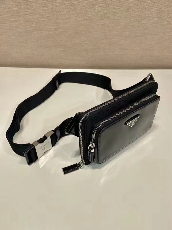 Prada Nylon and Leather Belt Bag, Designer Fashion Crossbody Bag for Women 4 i1753434598650 2363 0 2