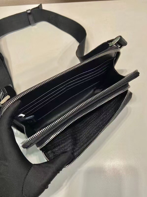 Prada Nylon and Leather Belt Bag, Designer Fashion Crossbody Bag for Women 7 i1753434598650 3198 0 5