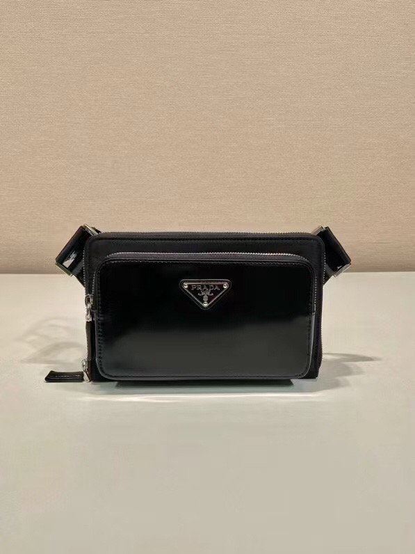 Prada Nylon and Leather Belt Bag, Designer Fashion Crossbody Bag for Women 2 i1753434598650 3649 0 0