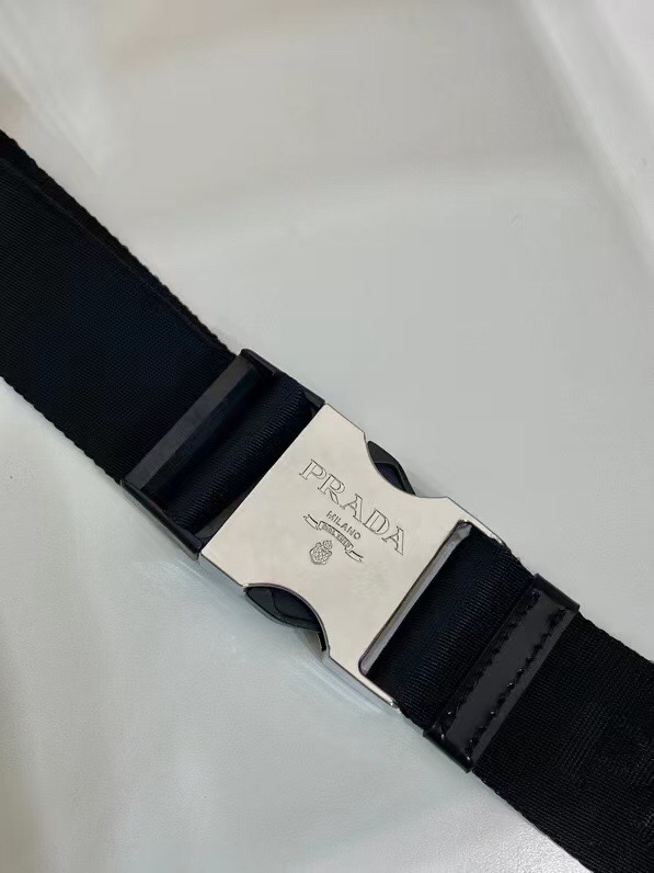 Prada Nylon and Leather Belt Bag, Designer Fashion Crossbody Bag for Women 6 i1753434598650 4041 0 4