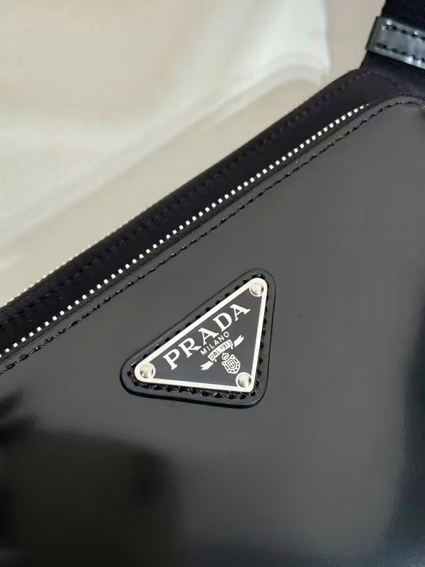 Prada Nylon and Leather Belt Bag, Designer Fashion Crossbody Bag for Women 8 i1753434598650 7208 0 6