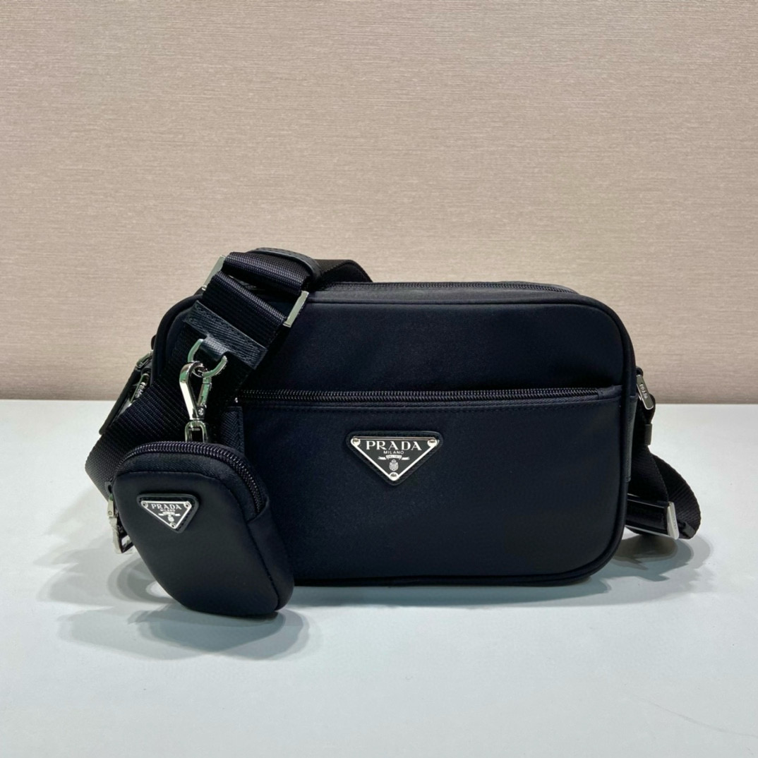 Prada 1BC167 Nylon Shoulder Bag with Detachable Mini Pouch - Unisex Design 3 i1753466298008 2225 0 1