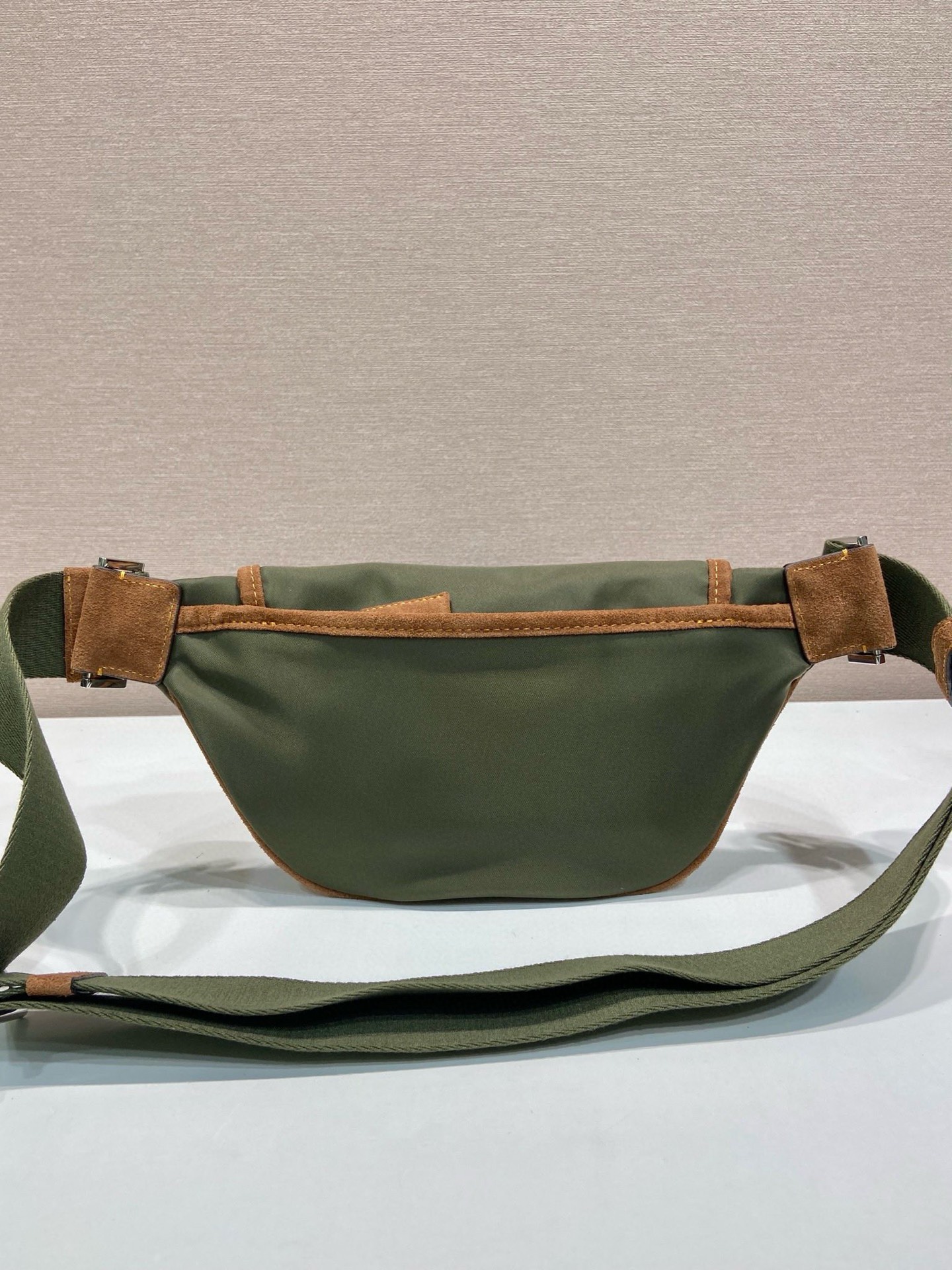 Prada Green Nylon Belt Bag, 2VH176 Crossbody, Stylish and Practical 5 i1754025467258 5832 0 3