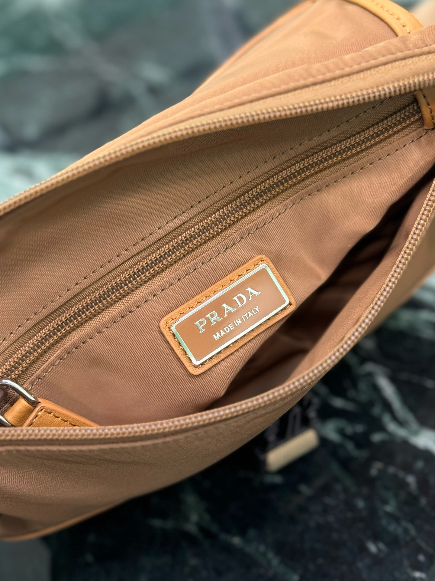 Prada Messenger Bag, Adjustable Shoulder Strap, Leather Trim, Buckle Closure 10 i1754026171039 8925 0 8
