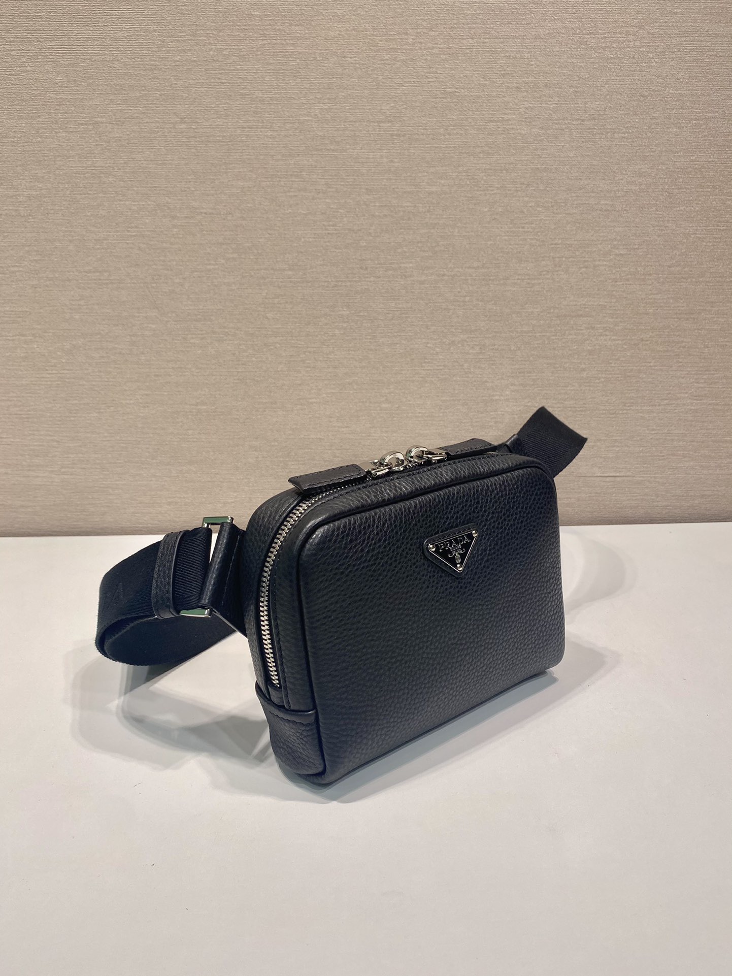 Prada Leather Messenger Bag - Sleek Design, Adjustable Strap, Spacious Interior 2 i1754554782483 1402 0 1