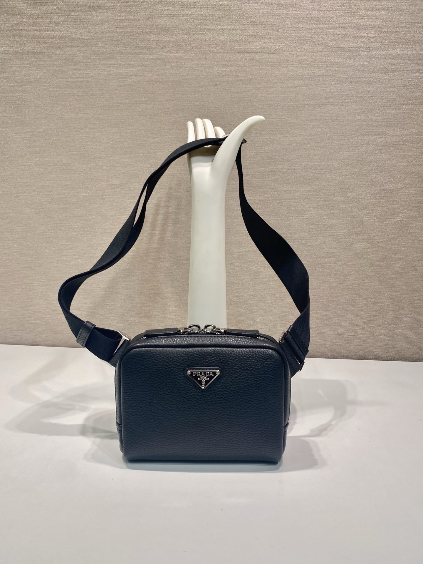 Prada Leather Messenger Bag - Sleek Design, Adjustable Strap, Spacious Interior 1 i1754554782964 5746 0 0