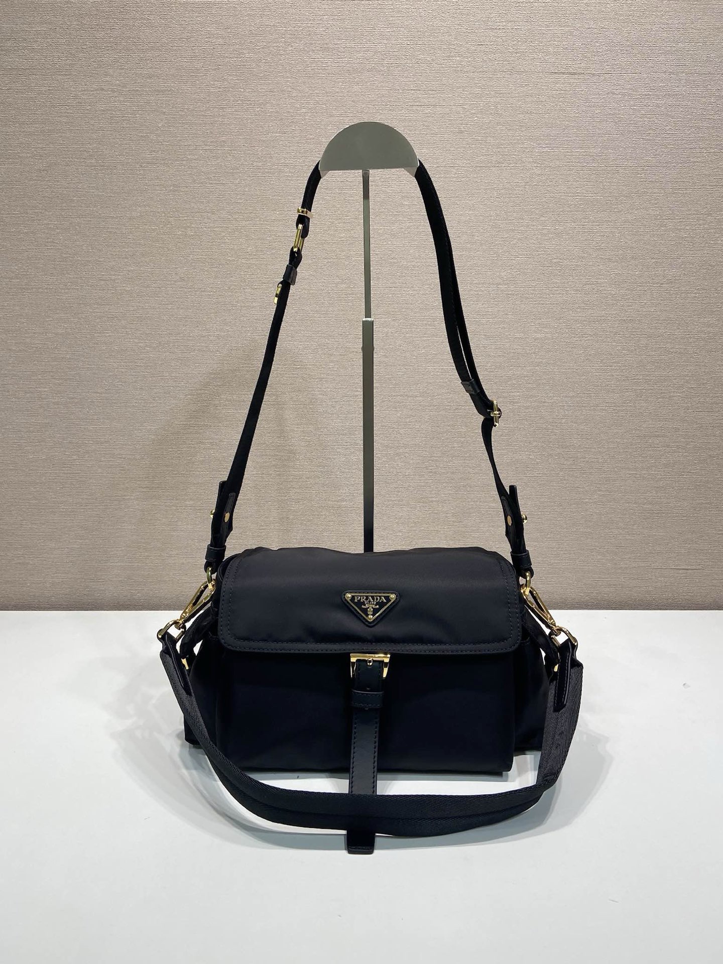 Prada Re-Nylon Small Messenger Bag, 1BD394- Versatile & Timeless Design 2 i1754567814153 9602 0 0