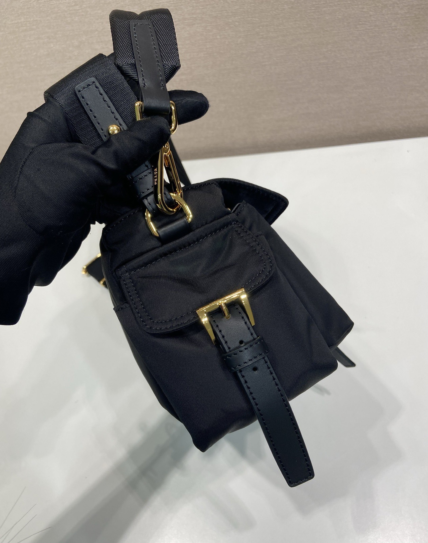 Prada Re-Nylon Small Messenger Bag, 1BD394- Versatile & Timeless Design 6 i1754567817310 3806 0 4