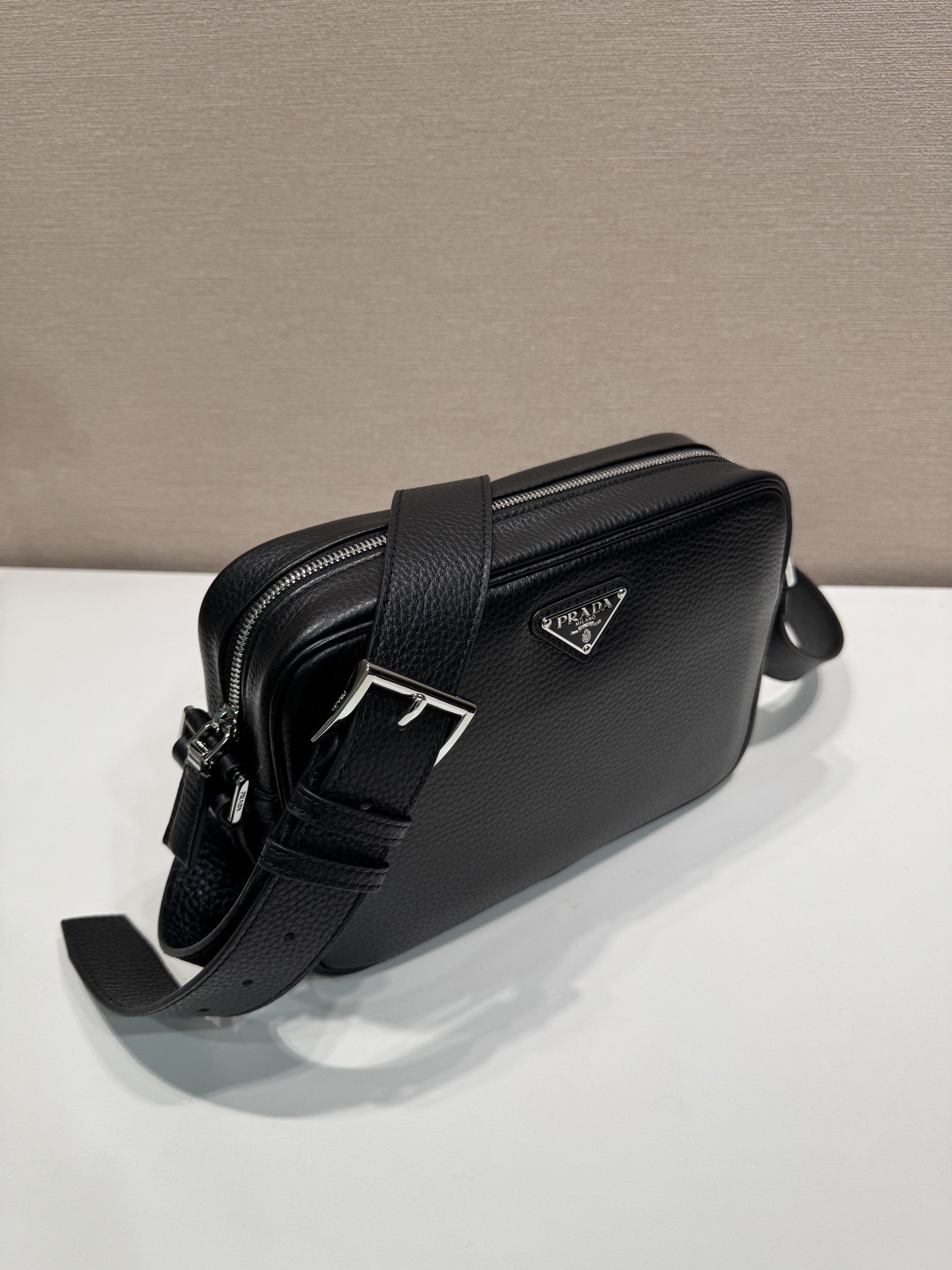 Prada Leather Messenger Bag - Compact, Stylish & Versatile Shoulder Bag 2 i1754640005507 2467 0 1