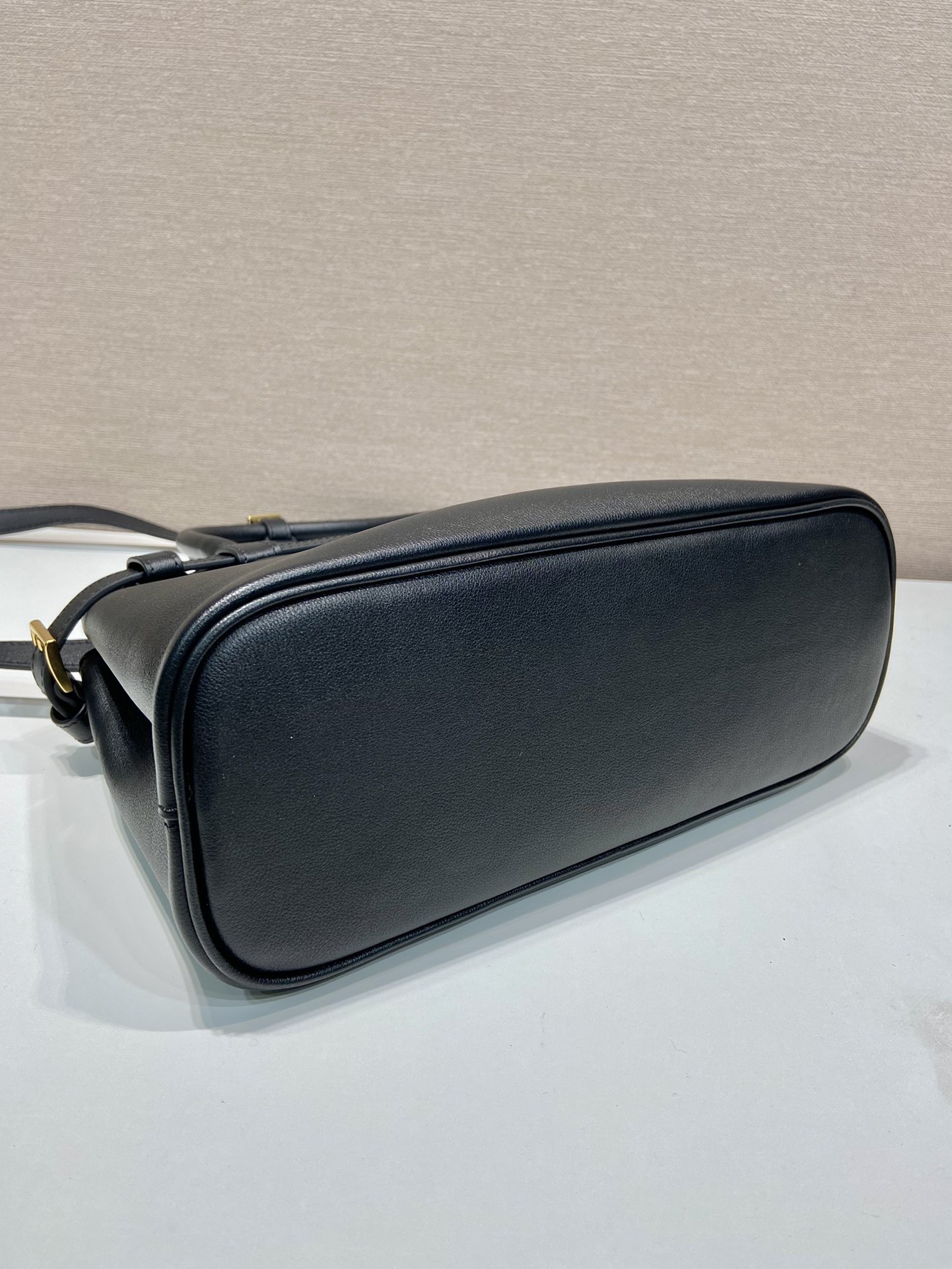 Prada 1BA418 Small Black Leather Handbag, Adjustable Shoulder Strap 6 i1754650828731 5863 0 5