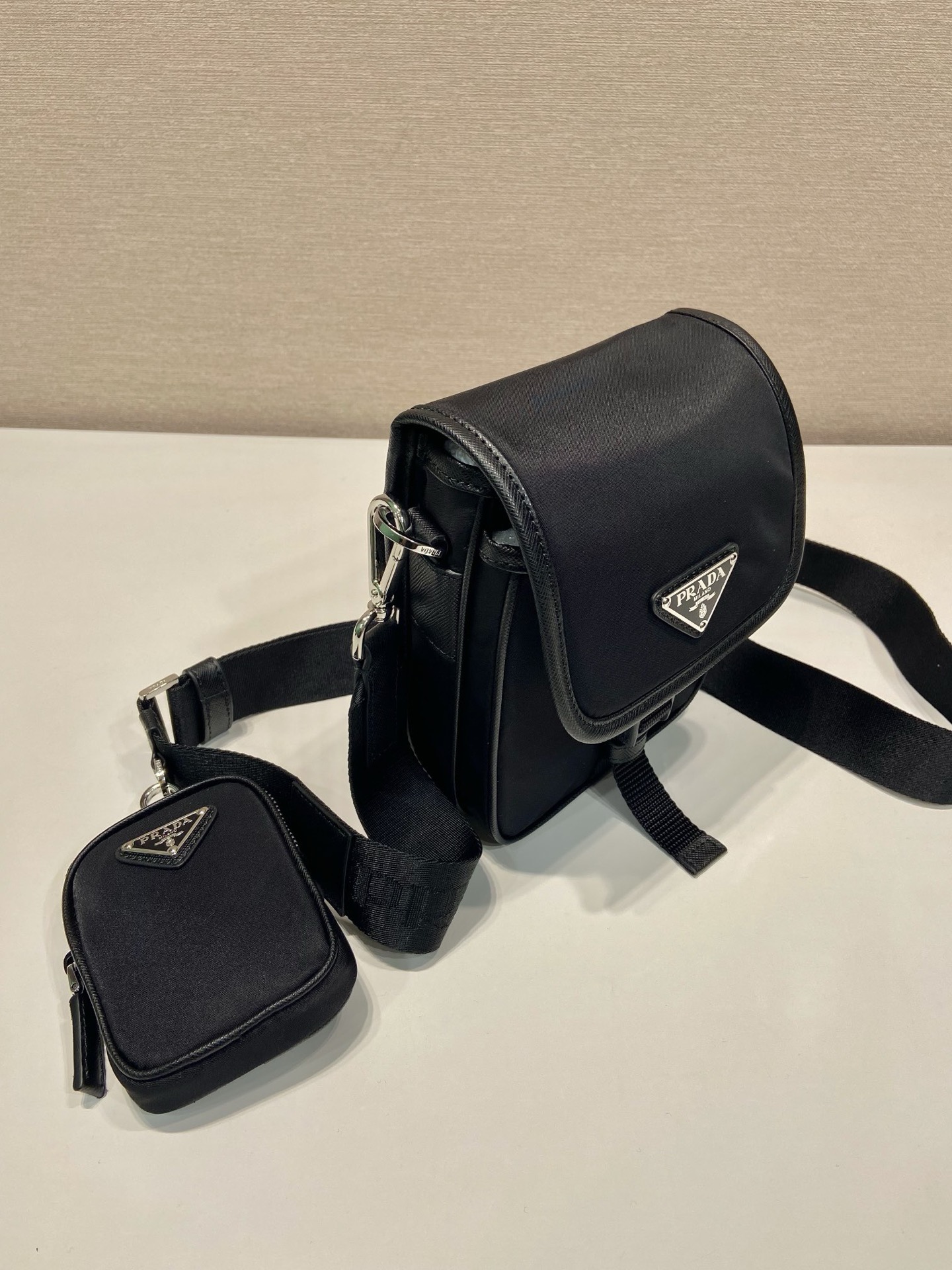 Prada Re-Nylon and Saffiano Leather Messenger Bag with Removable Pouch 4 i1754902120787 422 0 2