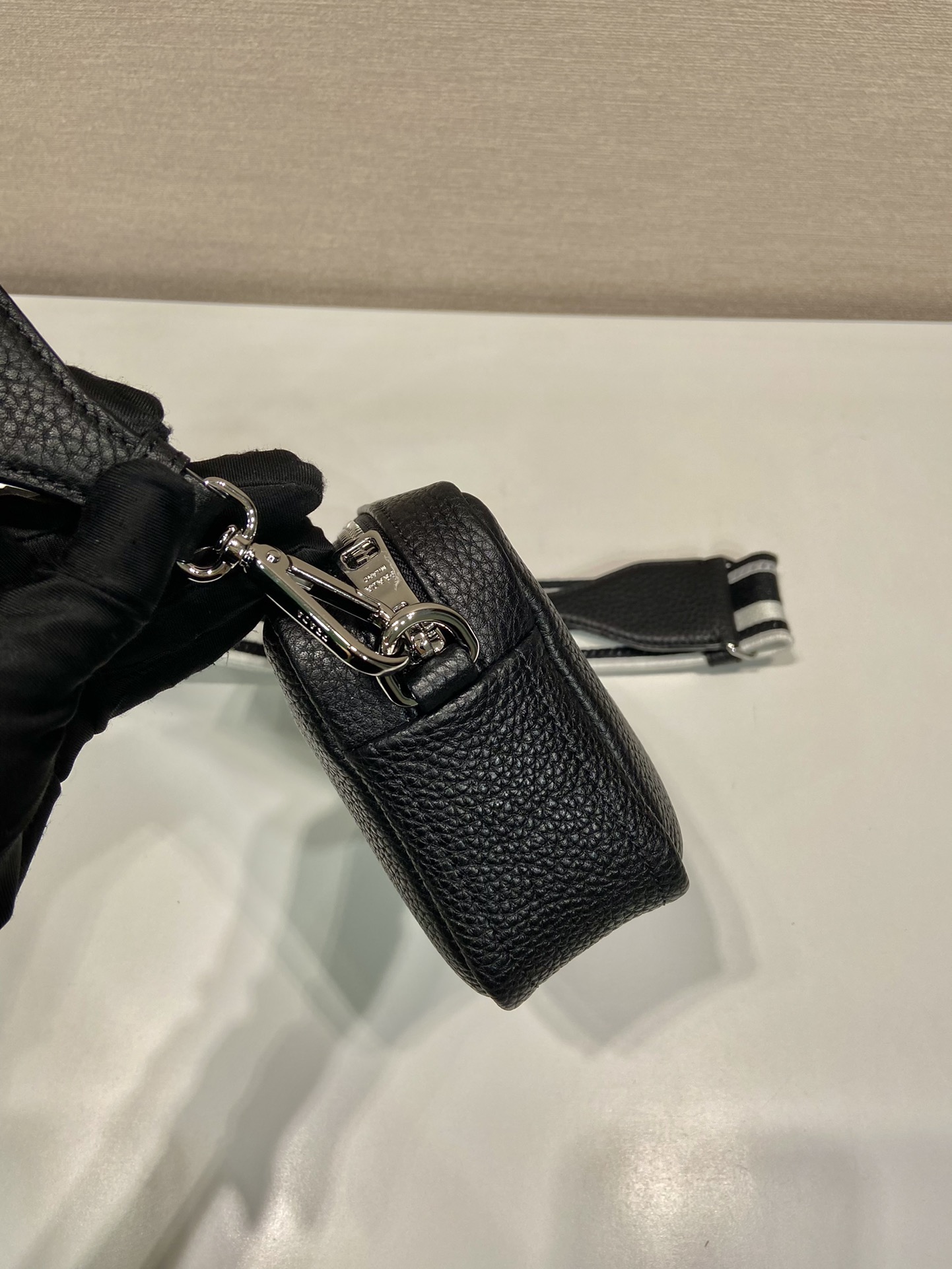 Prada 1BH192 Leather Crossbody Bag with Double Shoulder Straps 7 i1755356916986 5275 0 5