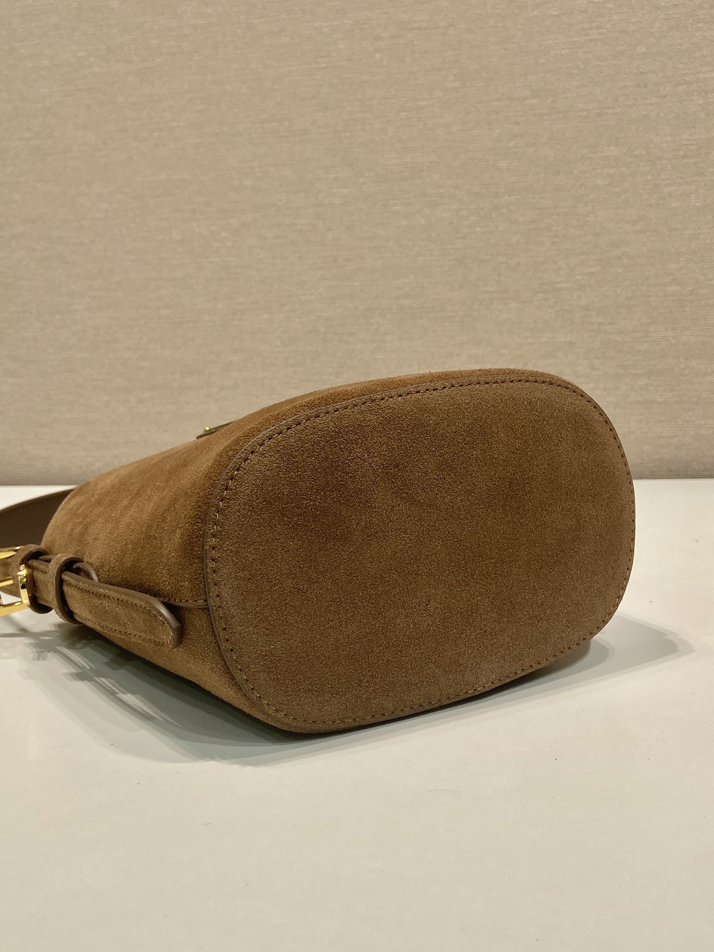 Prada Suede Bucket Bag, 1BE078A, Small Size, Adjustable Strap, Stylish Trend 6 i1756800087790 399 0 5