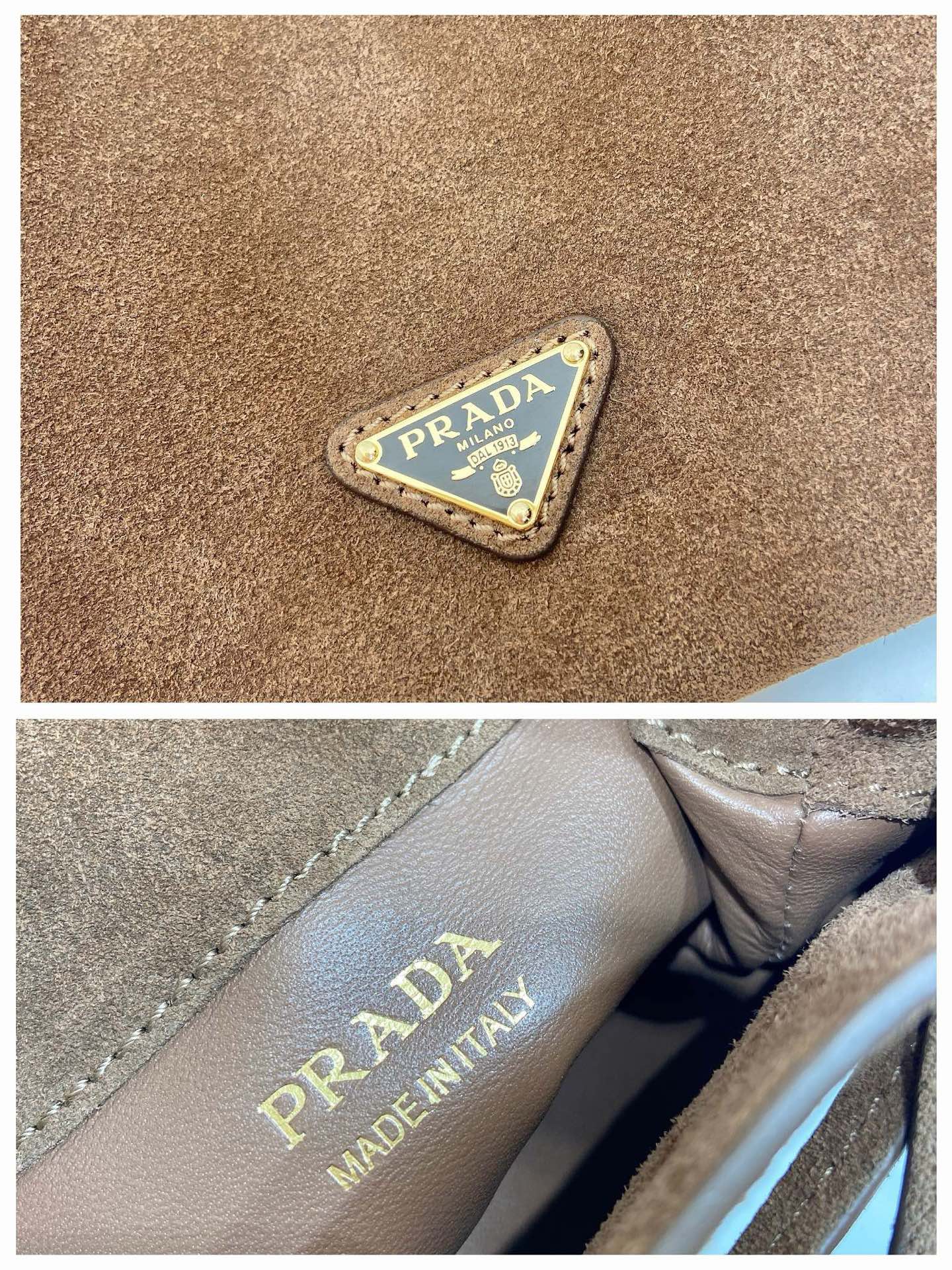 Prada Mini Suede Crossbody Bag 1BH221 - Stylish & Compact Fashion Accessory 9 i1756800229137 4213 0 8