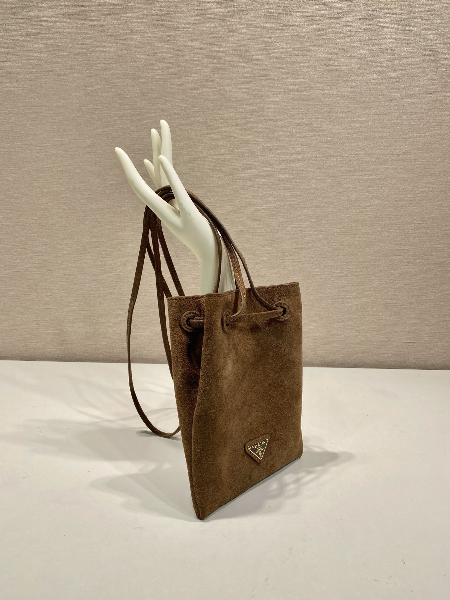 Prada Mini Suede Crossbody Bag 1BH221 - Stylish & Compact Fashion Accessory 2 i1756800229428 5961 0 1