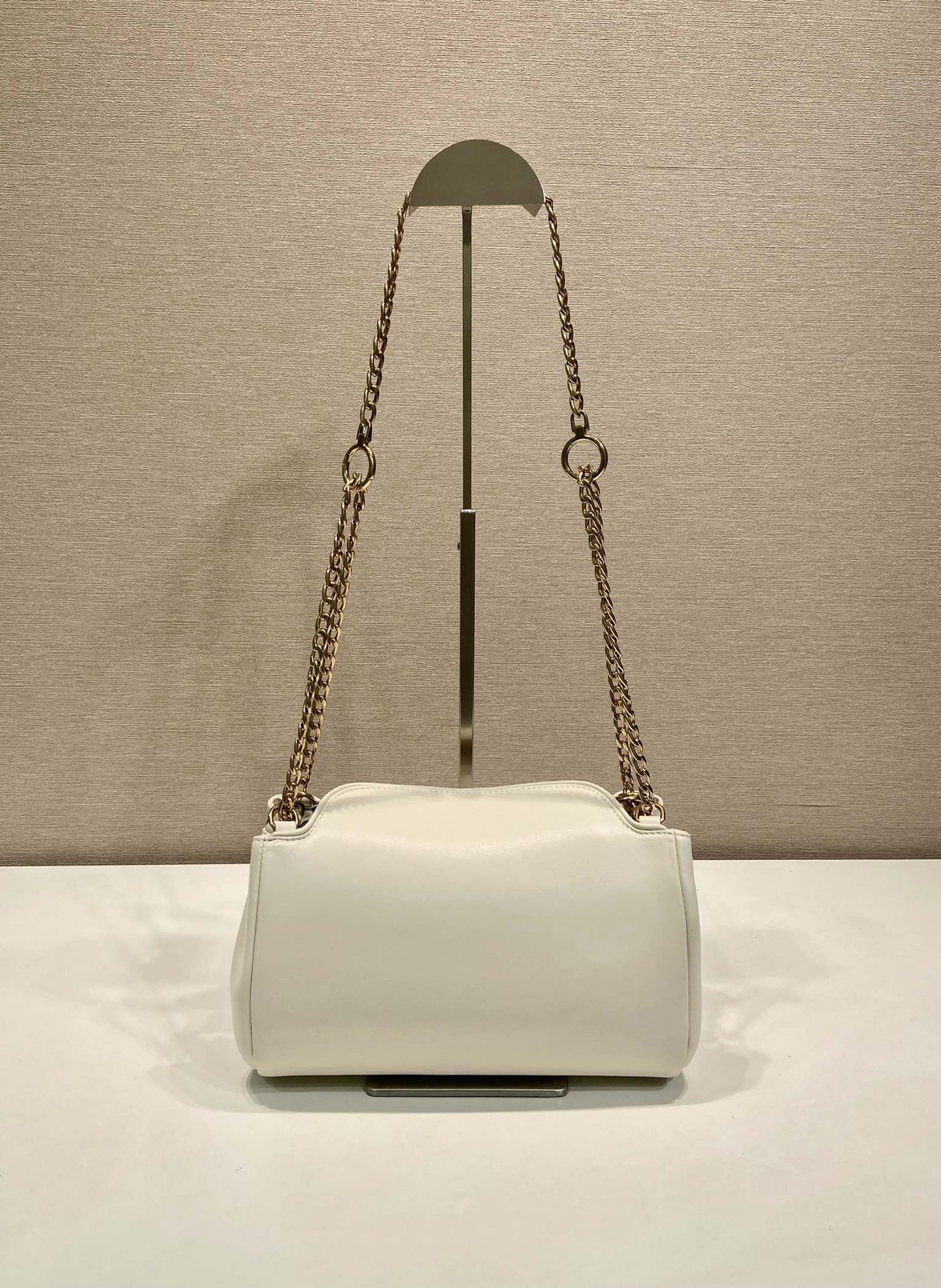 Prada Tumulte Nappa Leather Shoulder Bag with Chain Strap - 1BD395 5 i1757144998150 5216 0 3