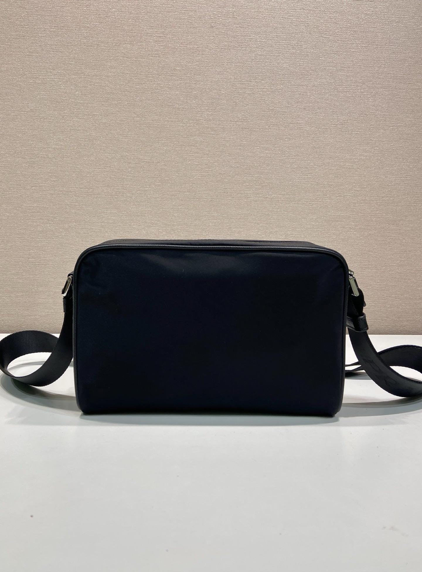 Prada Re-Nylon and Saffiano Leather Crossbody Bag, Black, 24 x 15.5 x 7 cm 6 i1757487397172 9887 0 4