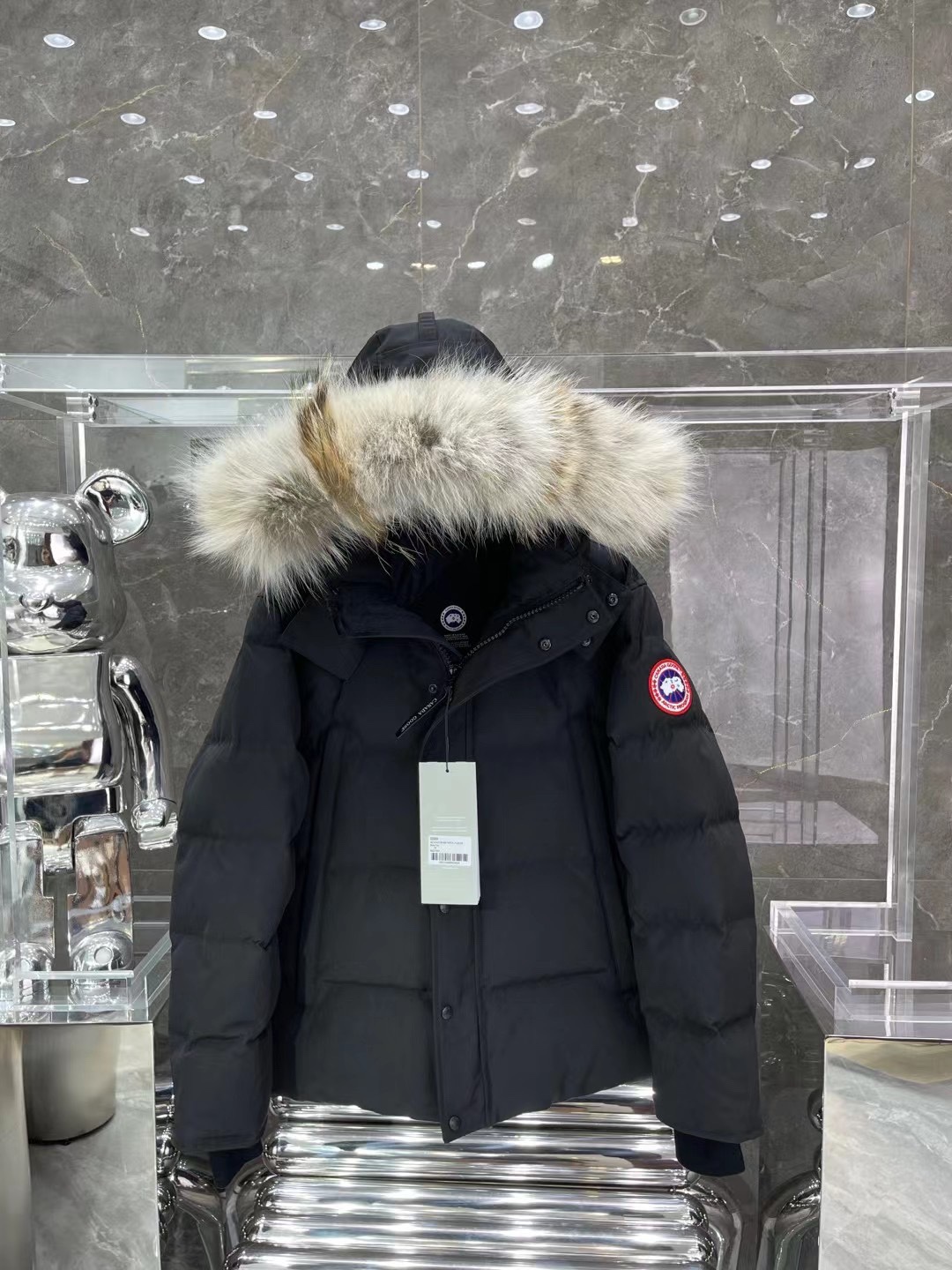 La mejor réplica al por mayor
 Canada Goose Ropa Chaqueta de plumón Blanco Plumón de pato blanco