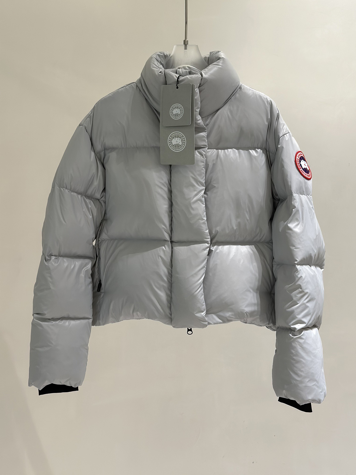 Canada Goose Ropa Chaqueta de plumón Negro Rojo Plata Mujeres