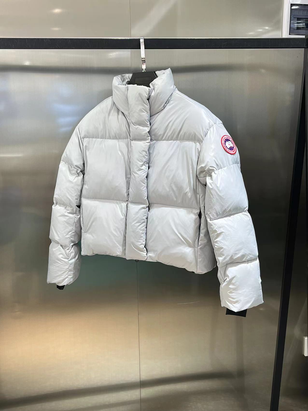 Canada Goose Ropa Chaqueta de plumón Negro Rojo Plata Mujeres