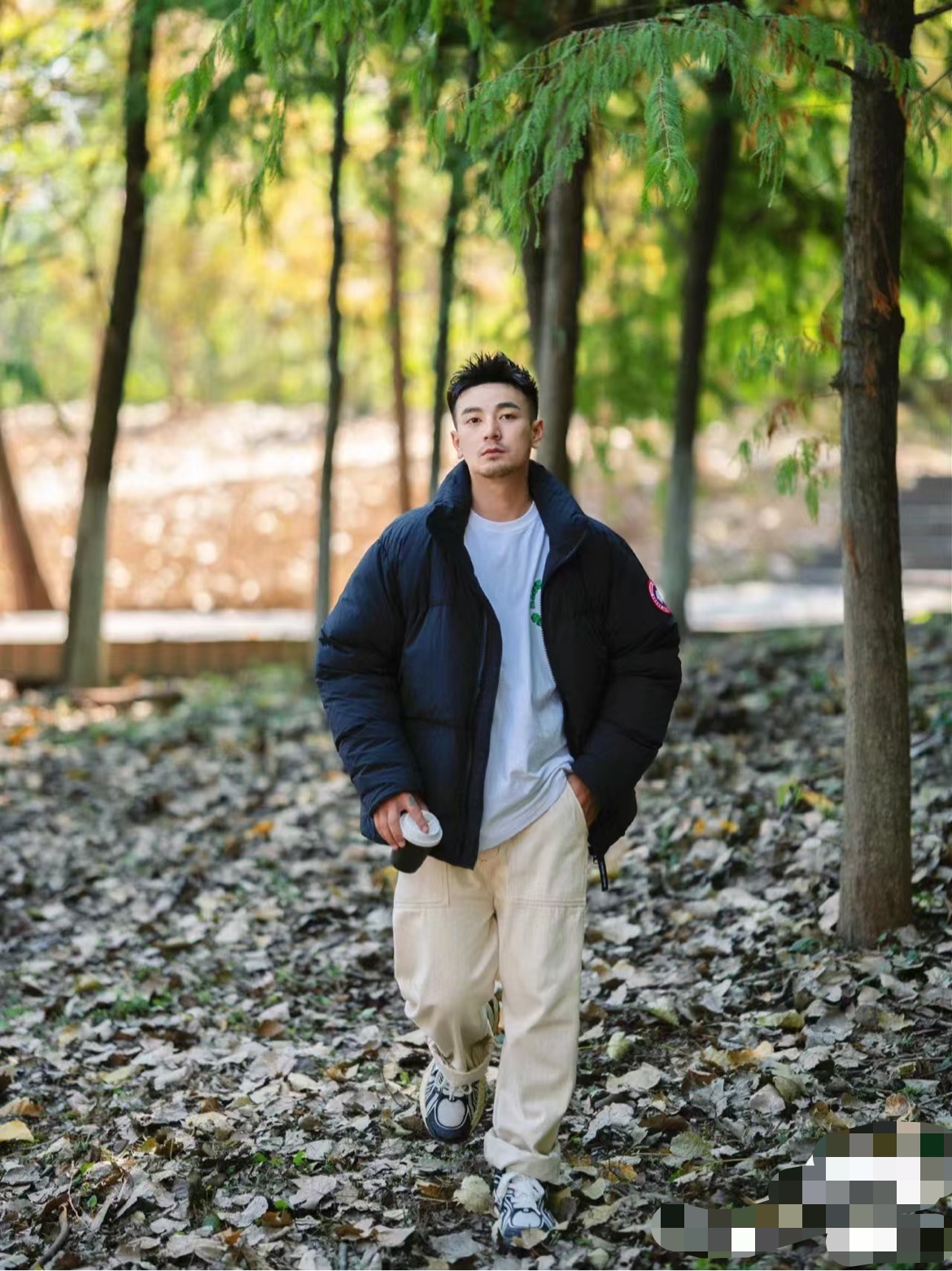 Guangzhou high-end Canada Goose Lawrence jacket. Classic black design with embroidered logo, fashionable and warm with 90% duck down filling. Soft, water-resistant material.-Big cat