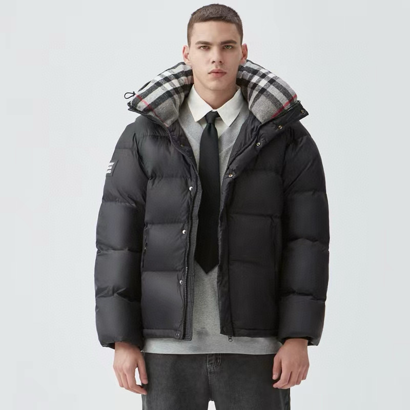 Top外贸Burberry秋冬新款周冬雨同款羽绒服,尺码S-2XL。-Big cat