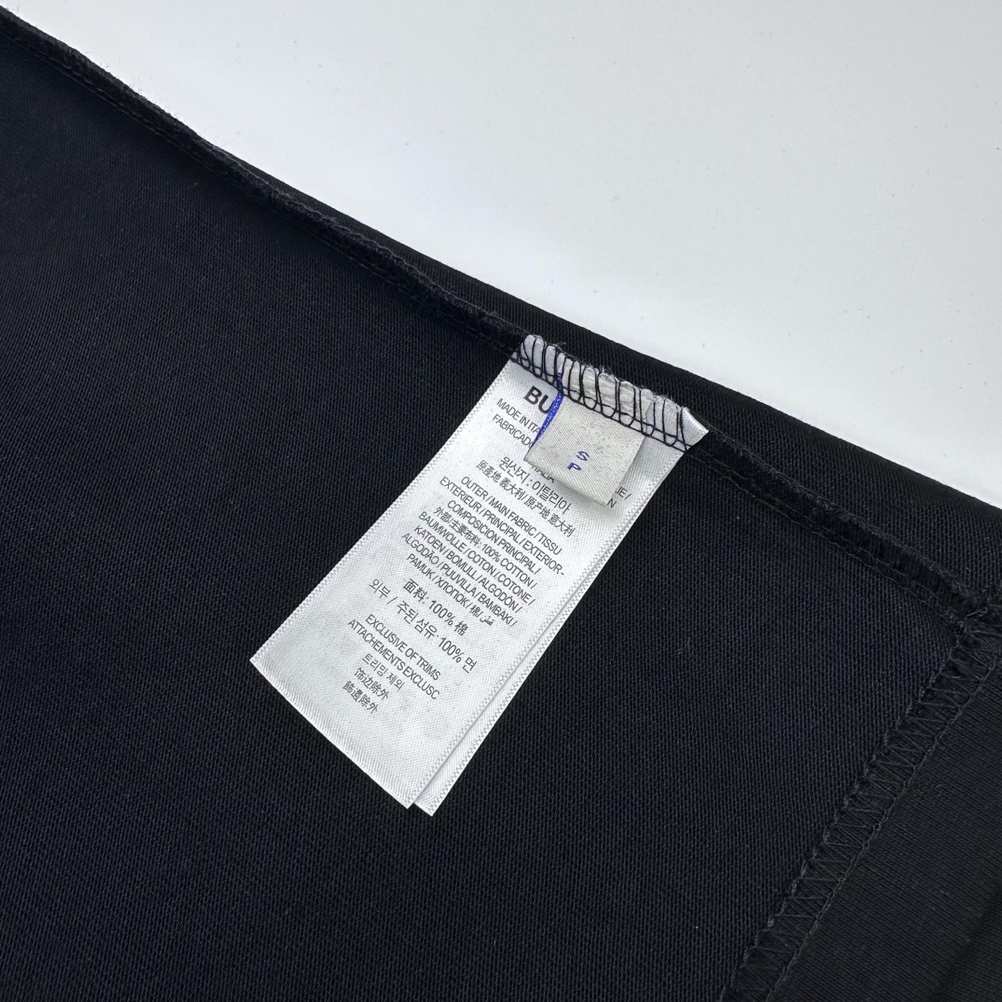 Burberry 

款号：B618#博柏利新款刺绣麦穗战马短袖官网同步

面料- 采用320克双股精梳