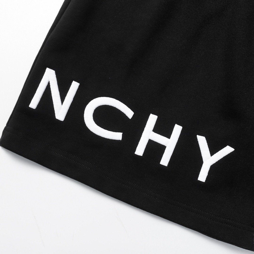 纪梵希/Givenchy 夏季，字母logo刺绣休闲短裤五分裤